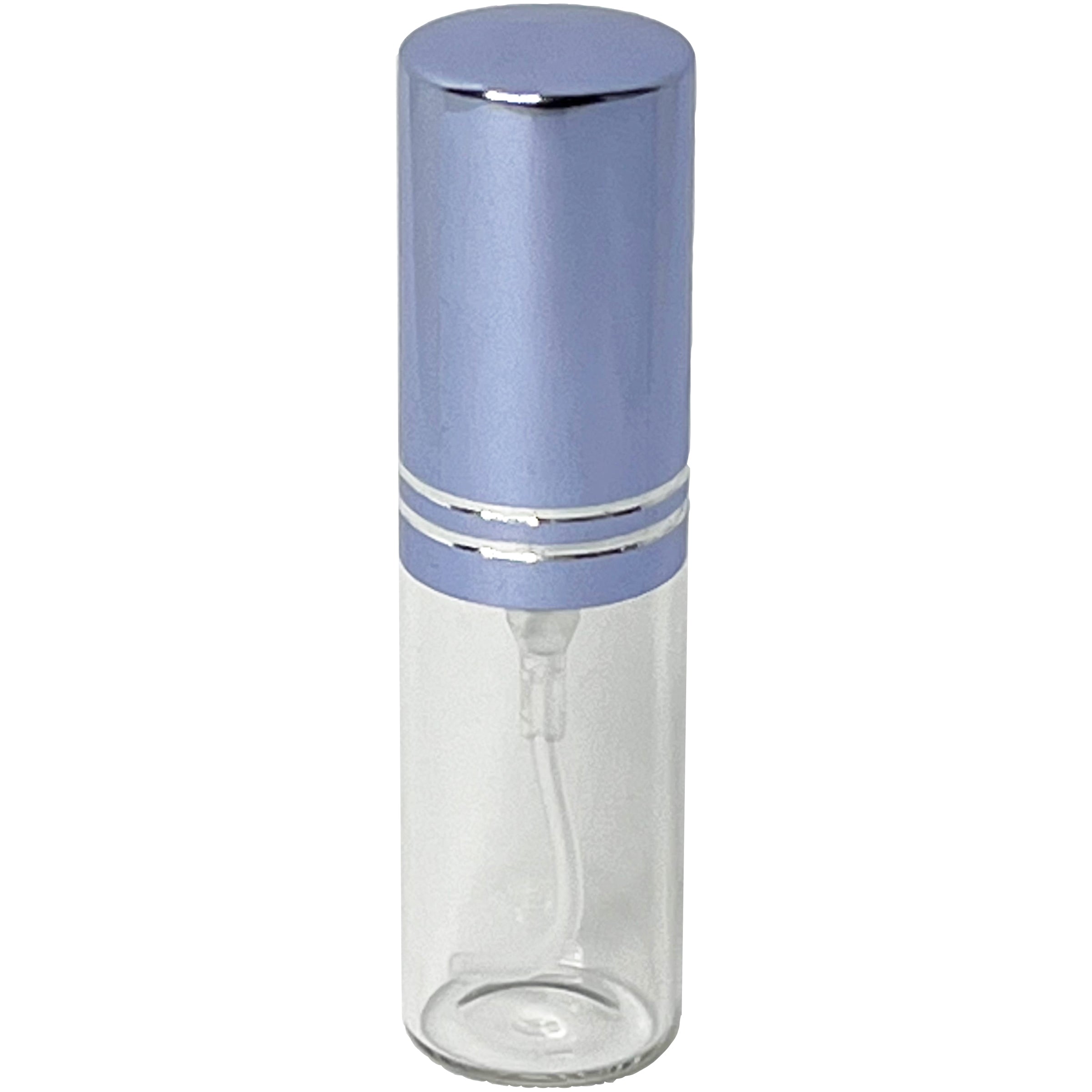 5ml 0.17oz Perfume Glass Spray Bottles Blue Line Cap