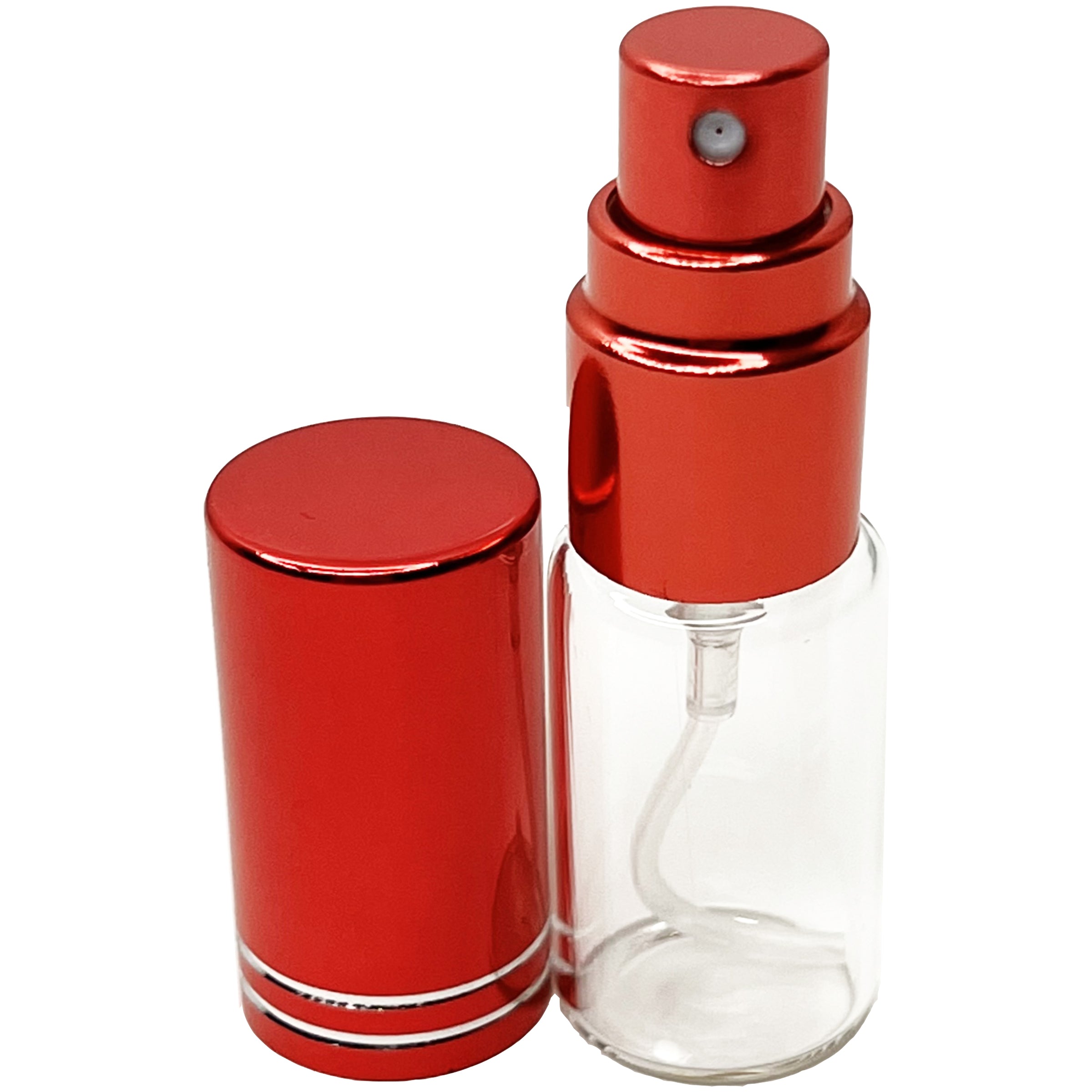5ml 0.17oz Perfume Glass Spray Bottles Red Line Cap