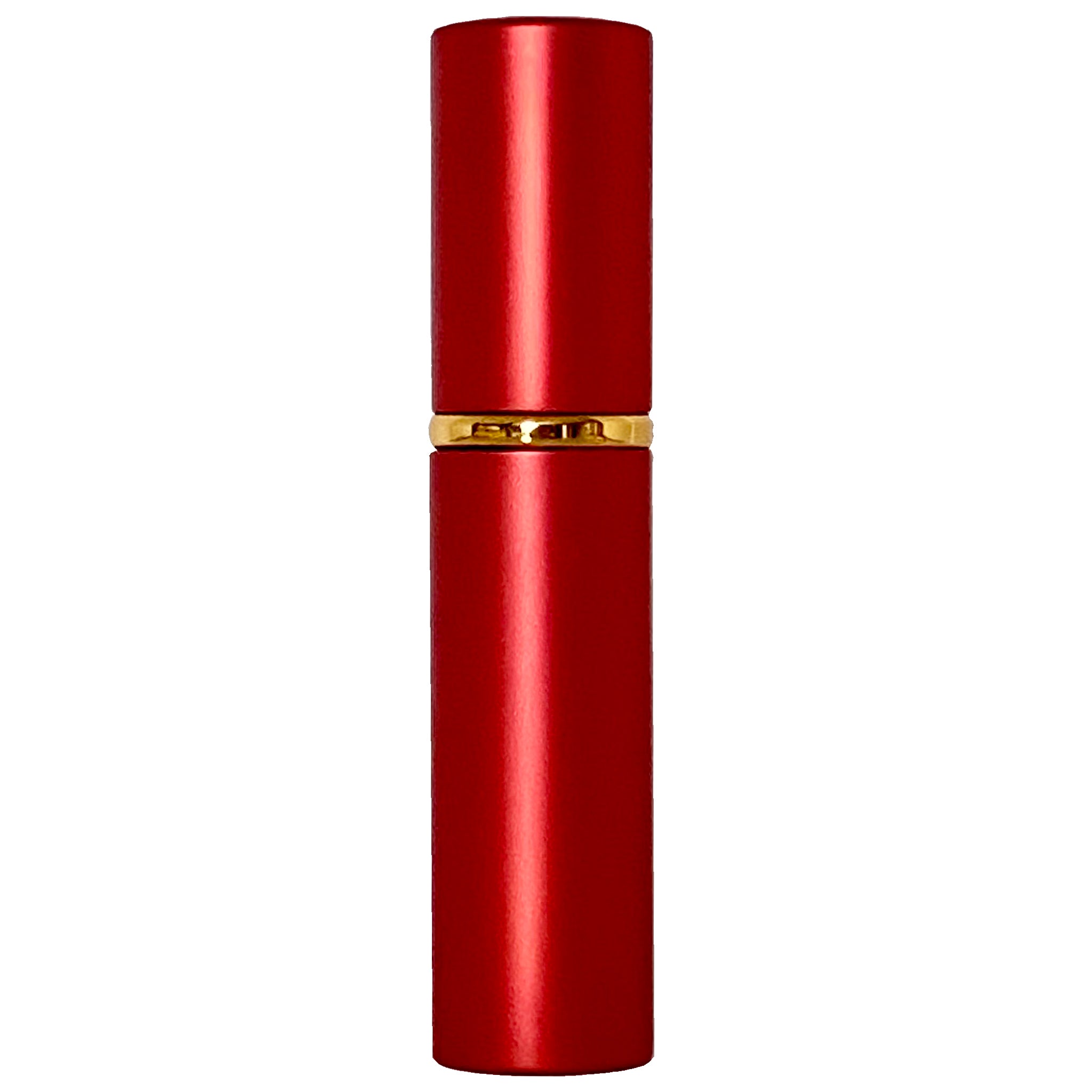6ml 0.2oz Red Perfume Glass Spray Deluxe Bottles Gold Atomizers