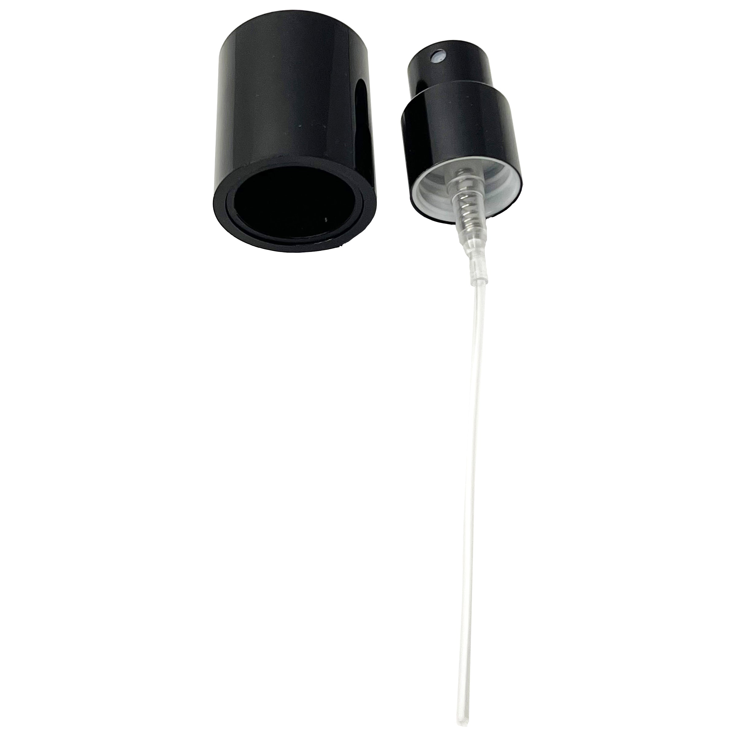 15/410 high quality fine mist screw on black sprayers and lids