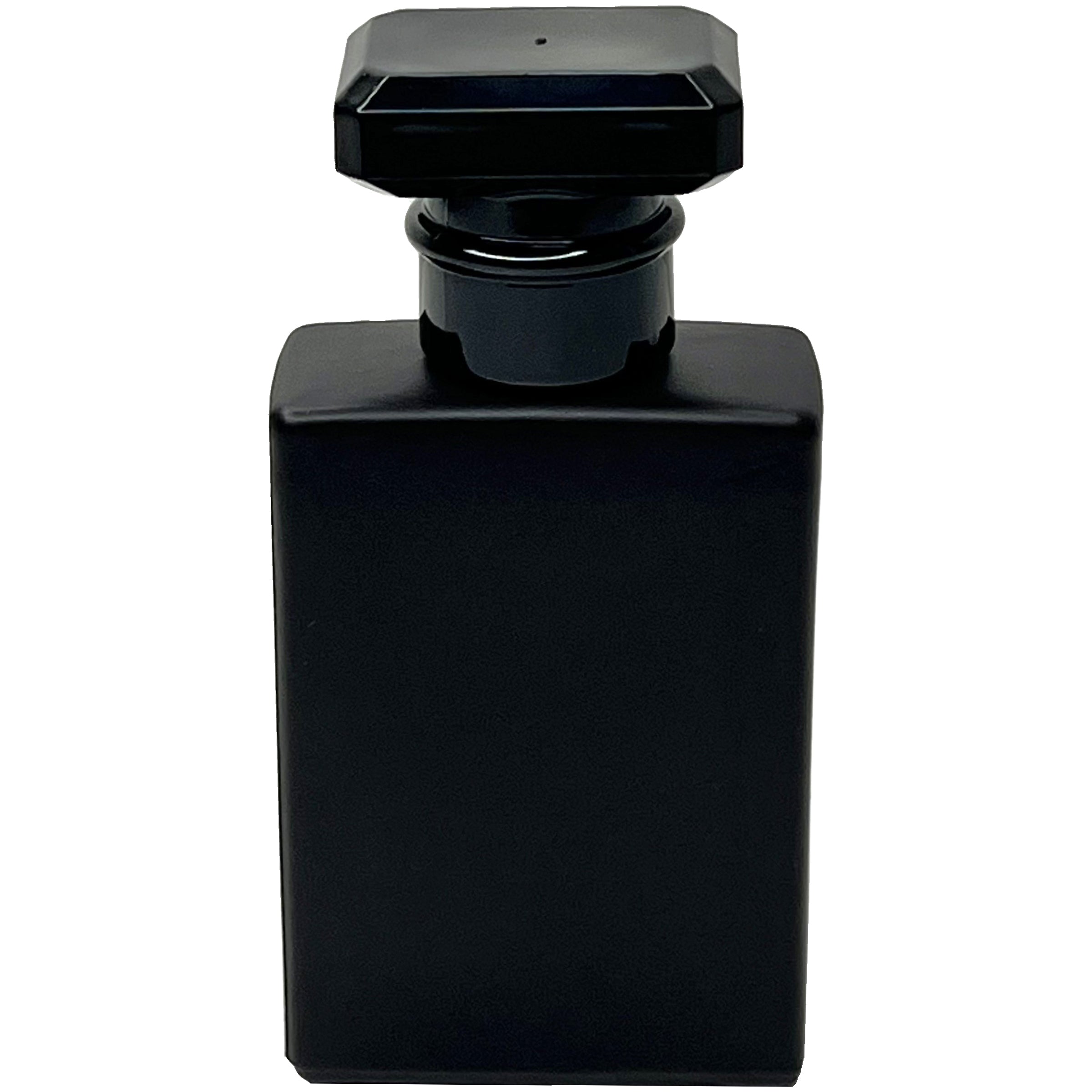 30ml 1oz black glass square empty perfume spray bottles