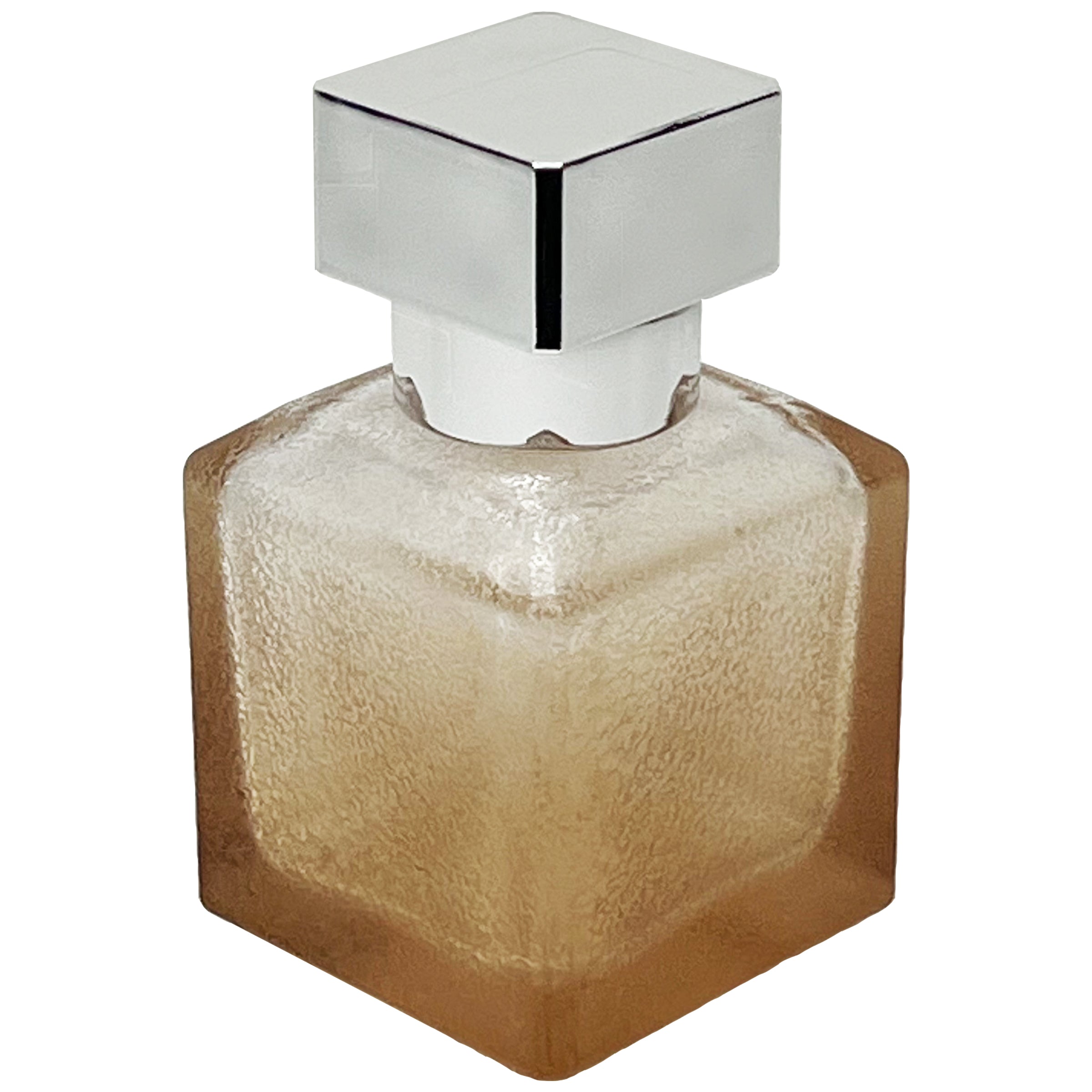 50ml 1.7oz 6 colors gradient cube textured glass perfume spray bottles