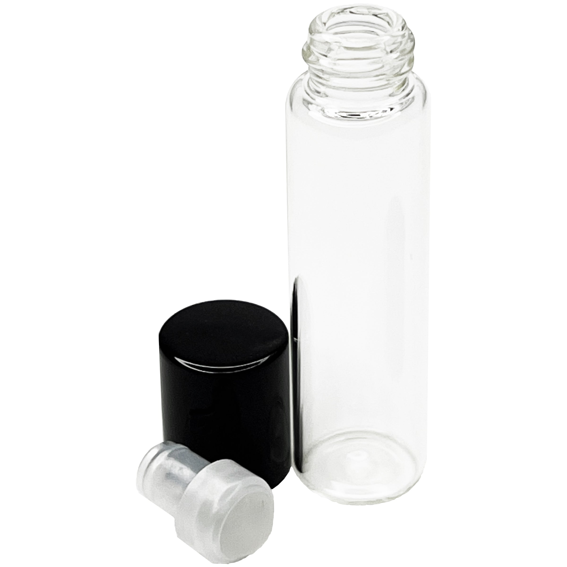 6ml 0.2oz glass tube roll on roller bottles for perfume oils