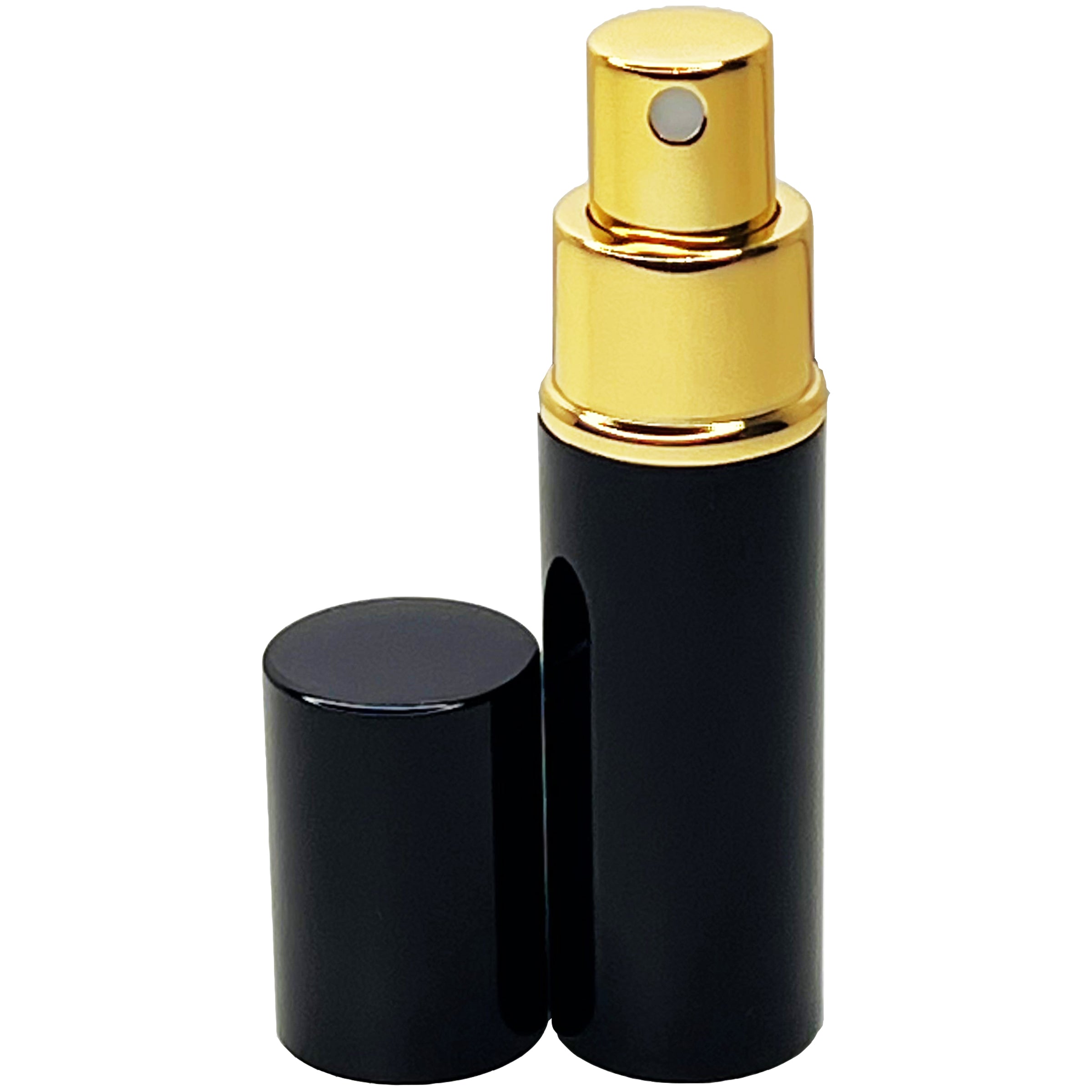 10ml 0.33oz high end aluminum shell glass perfume bottles sprayers