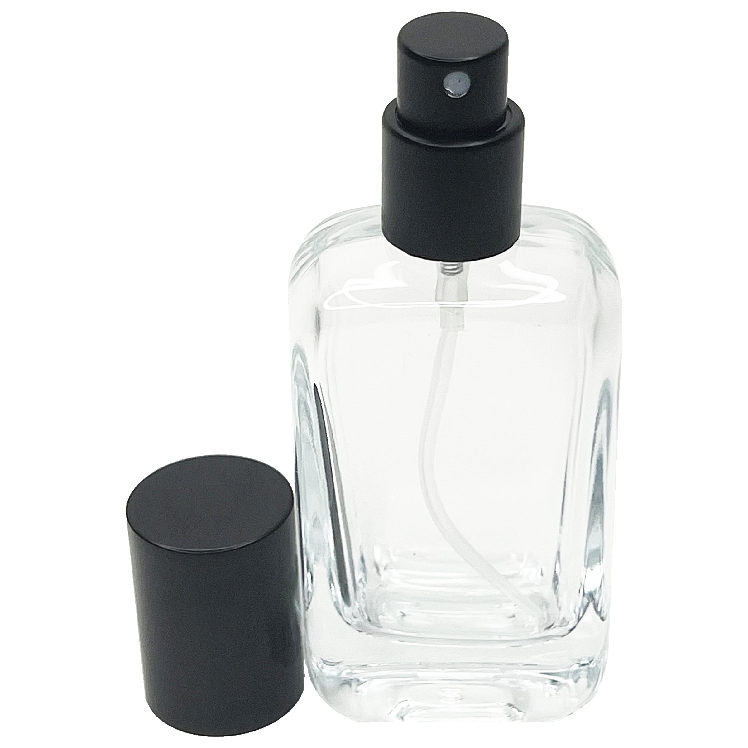 30ml 1oz perfume glass spray bottles rounded matte sprayers and caps