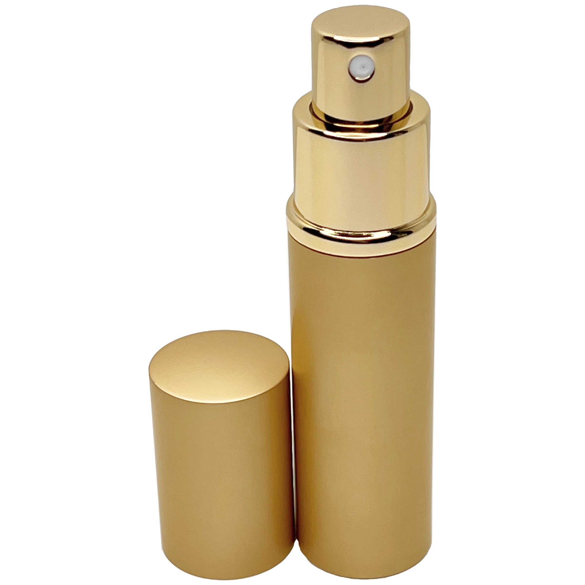 10ml 0.33oz Perfume Glass Spray Deluxe Bottles Gold Atomizers