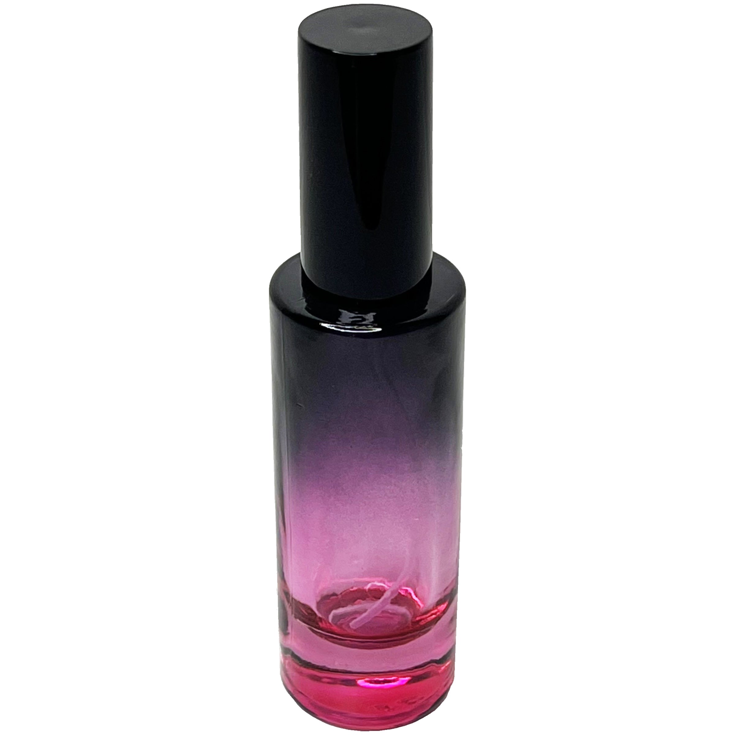 30ml 1oz cylinder 4 colors Gradient Black empty perfume spray bottles