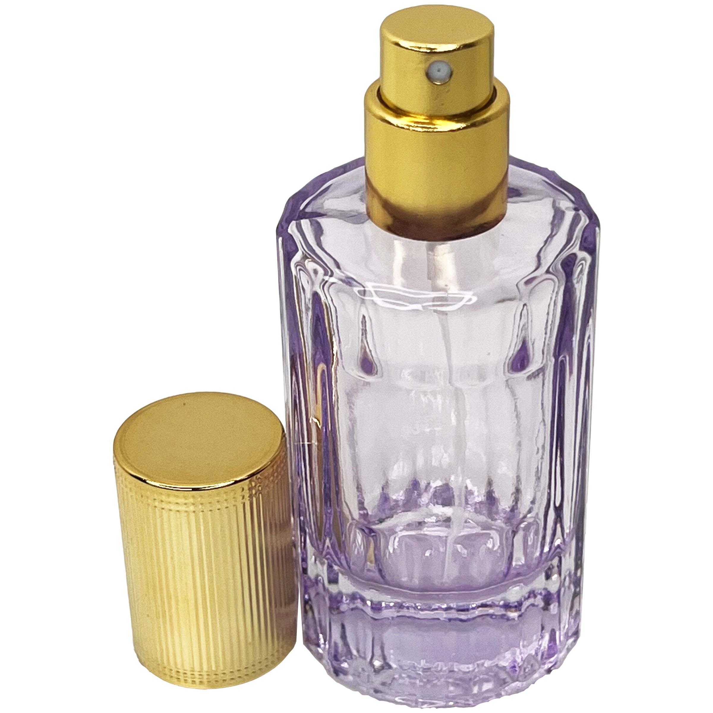 30ml 1oz colored glass cylinder perfume spray bottles