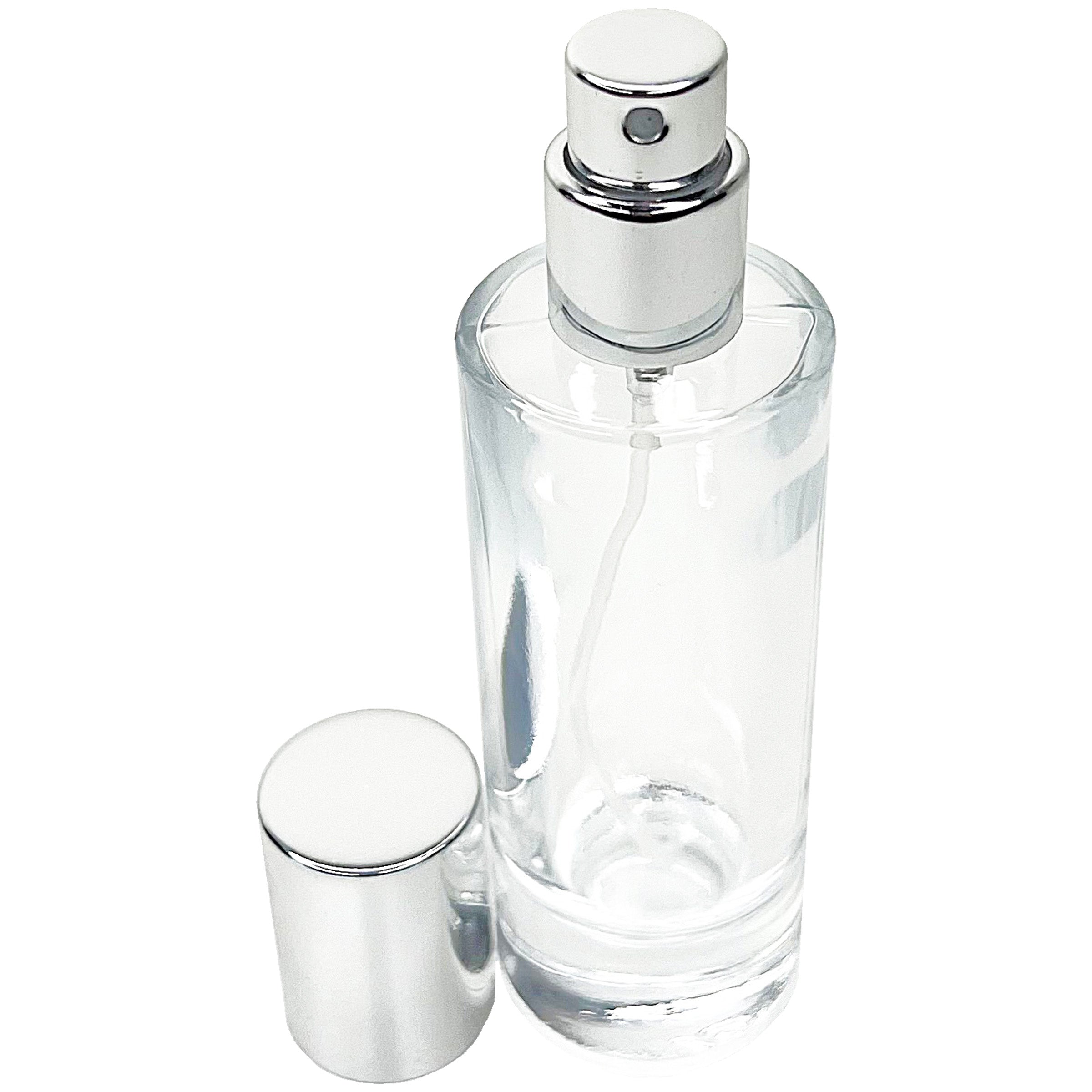 30ml 1oz thick glass cylinder perfume bottles 15mm sprayer