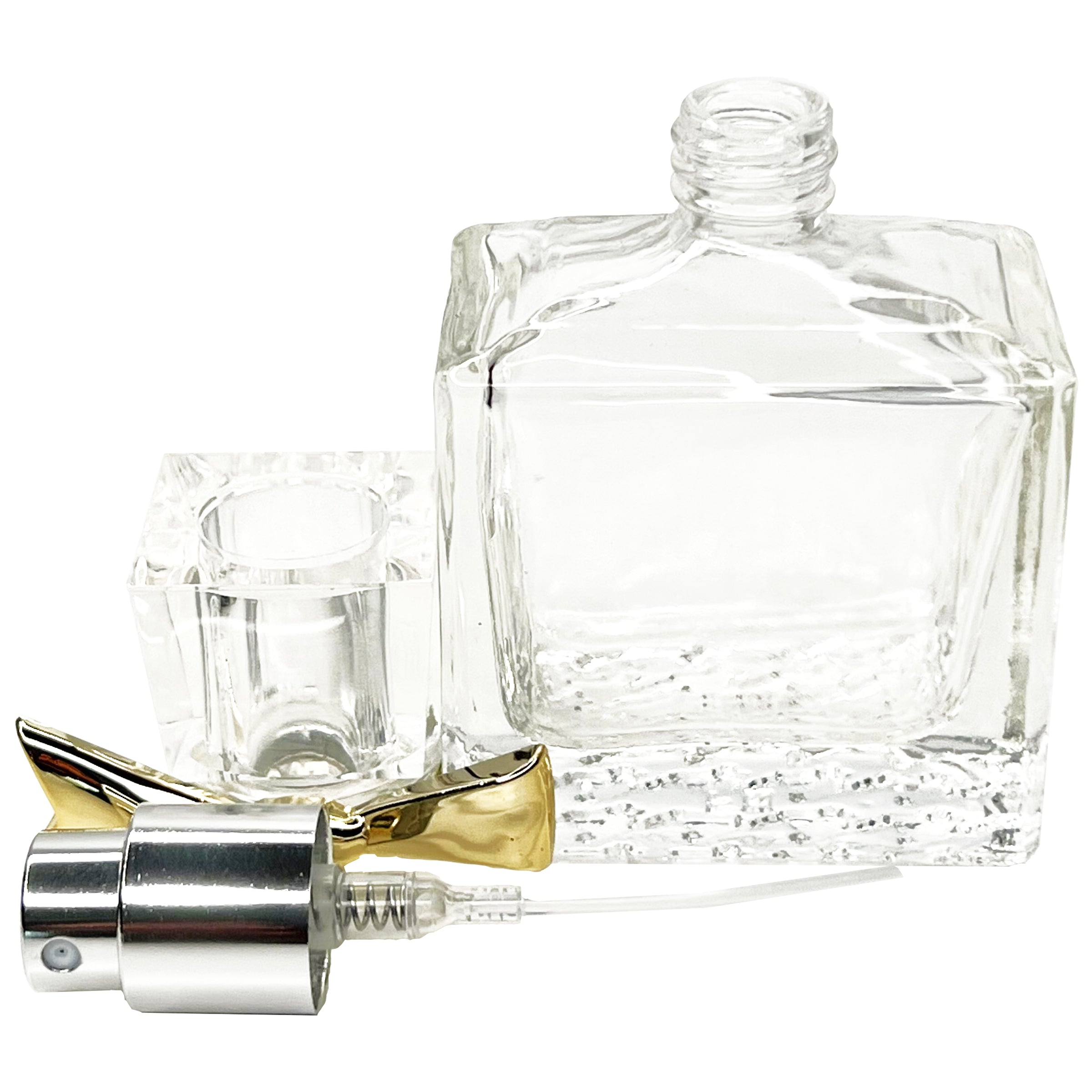 30ml 1oz Bow thick glass perfume spray bottles