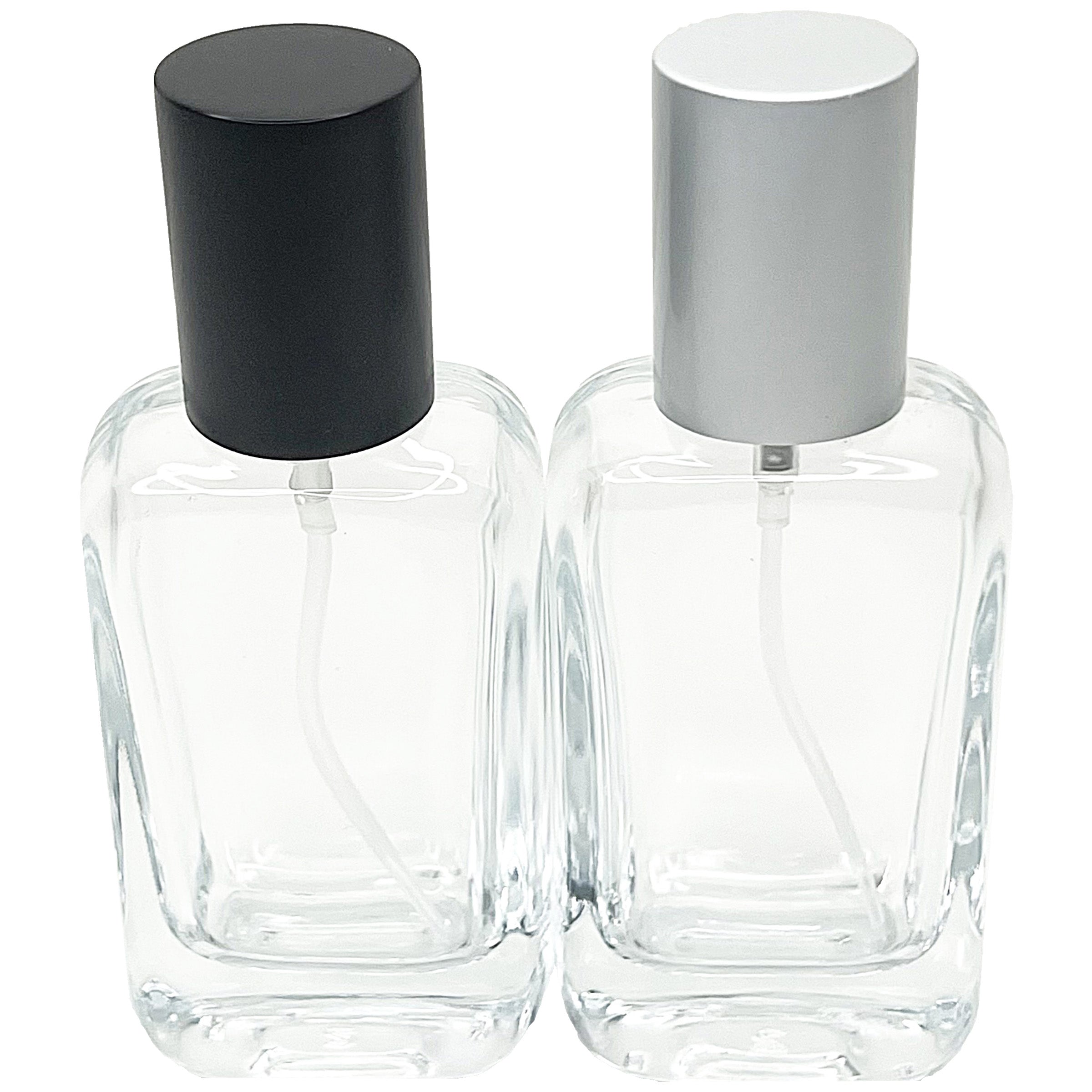 30ml 1oz perfume glass spray bottles rounded matte sprayers and caps