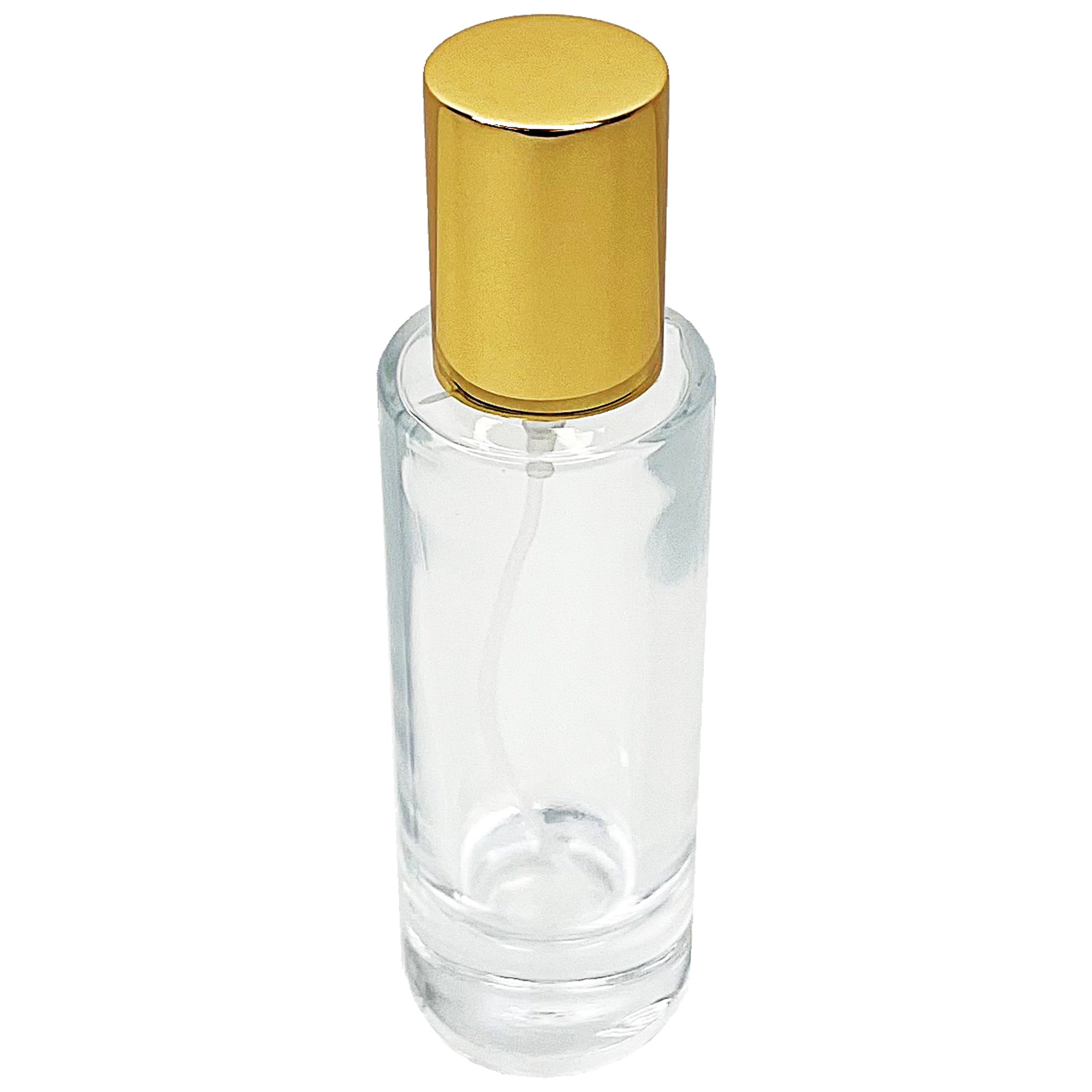30ml 1oz thick glass cylinder perfume bottles 15mm sprayer