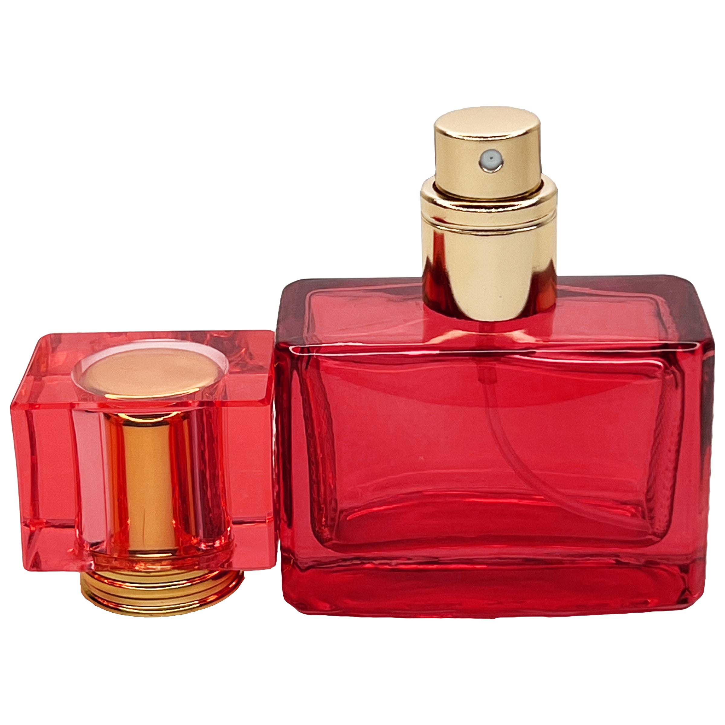 25ml 0.85oz colored glass perfume spray bottles