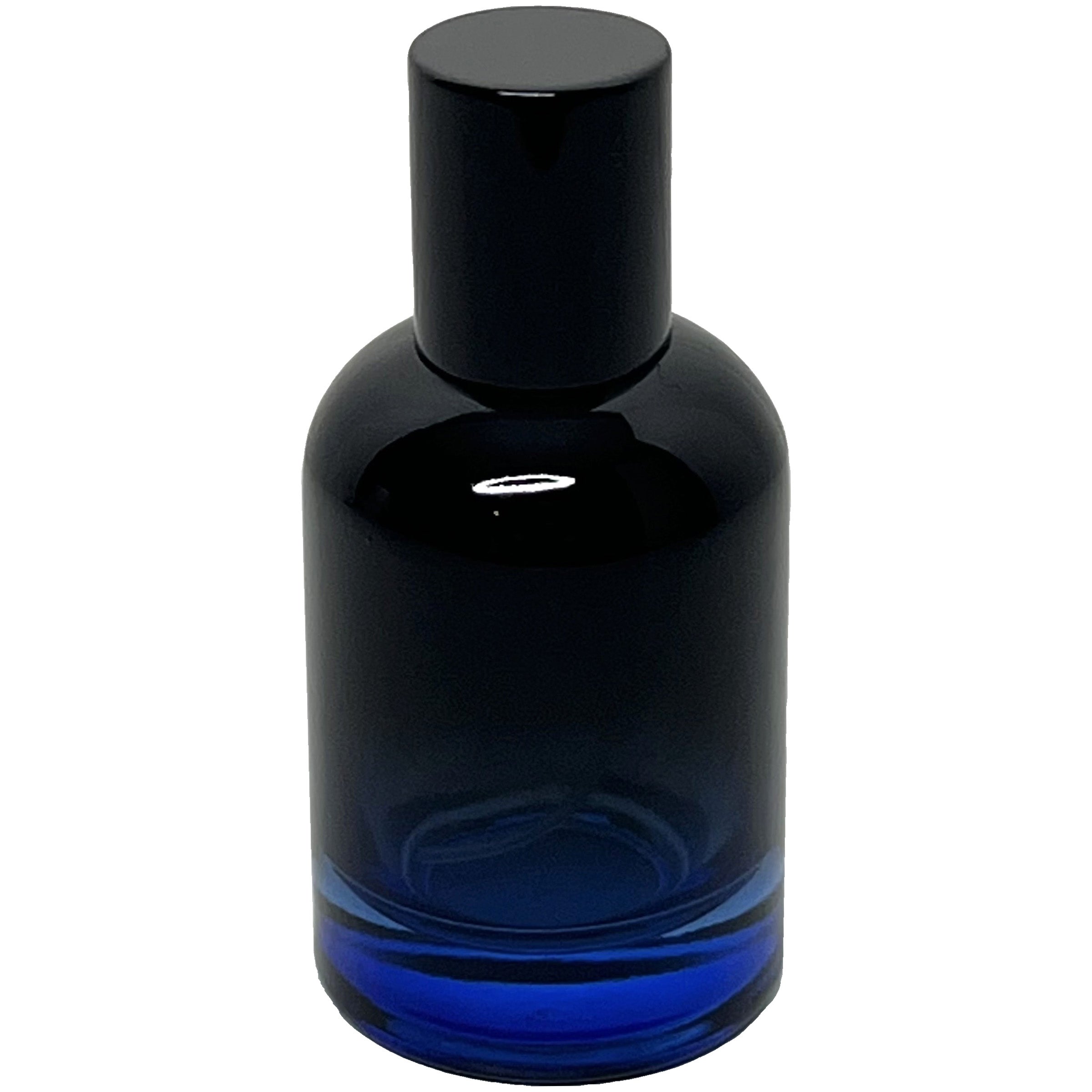 50ml 1.7oz Boston Round 6 colors Gradient Black perfume spray bottles
