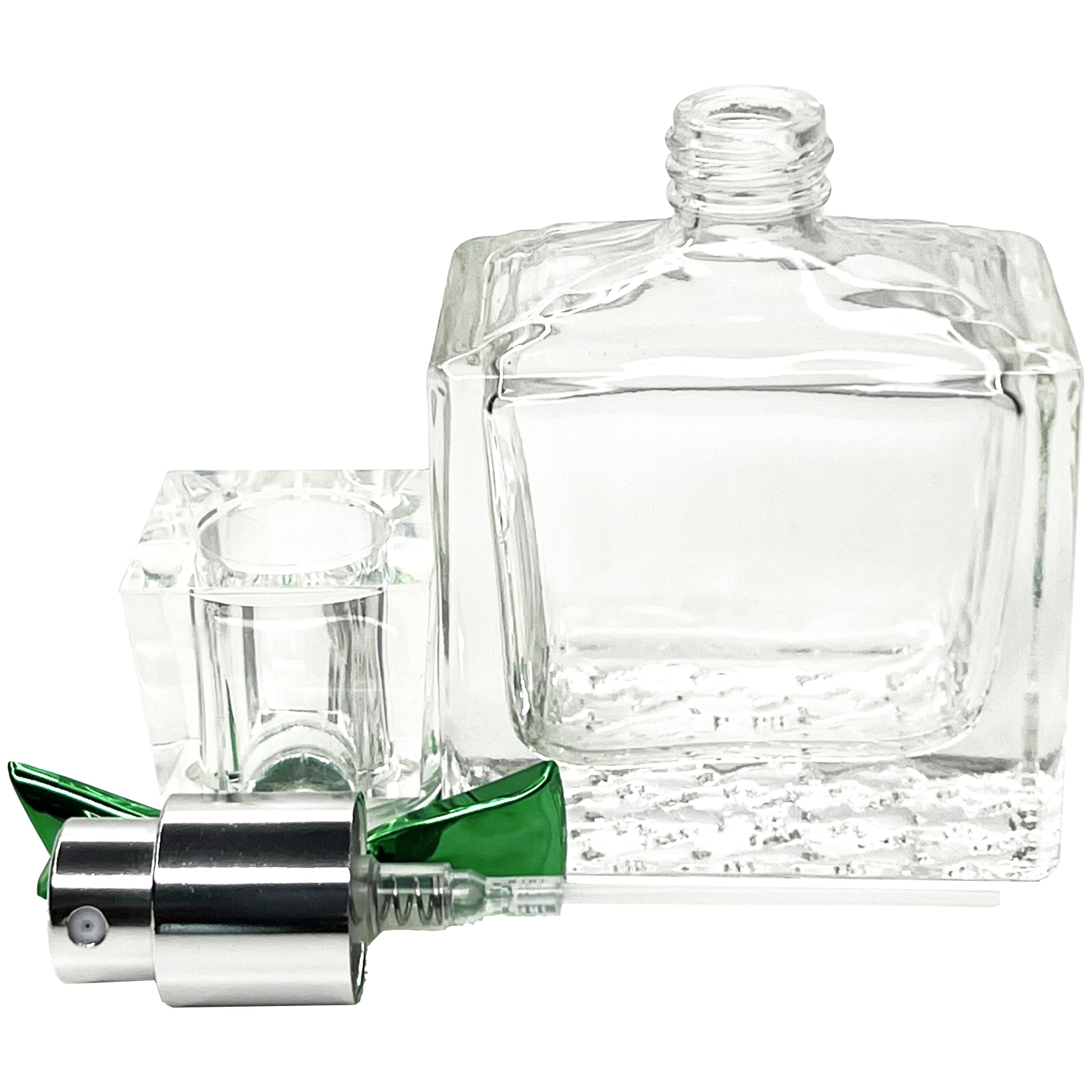 30ml 1oz Bow thick glass perfume spray bottles