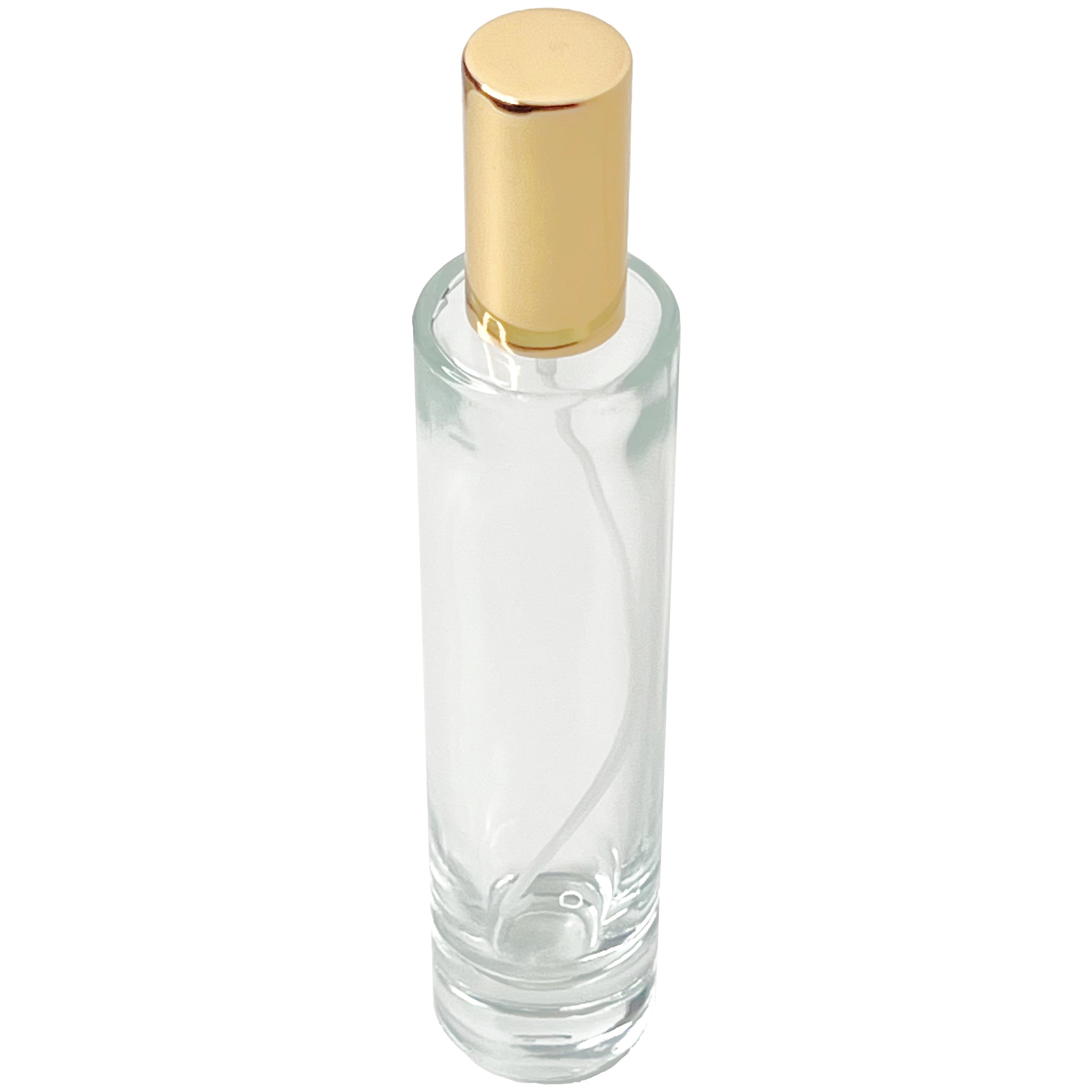 50ml 1.7oz thick tall cylinder glass perfume spray bottles