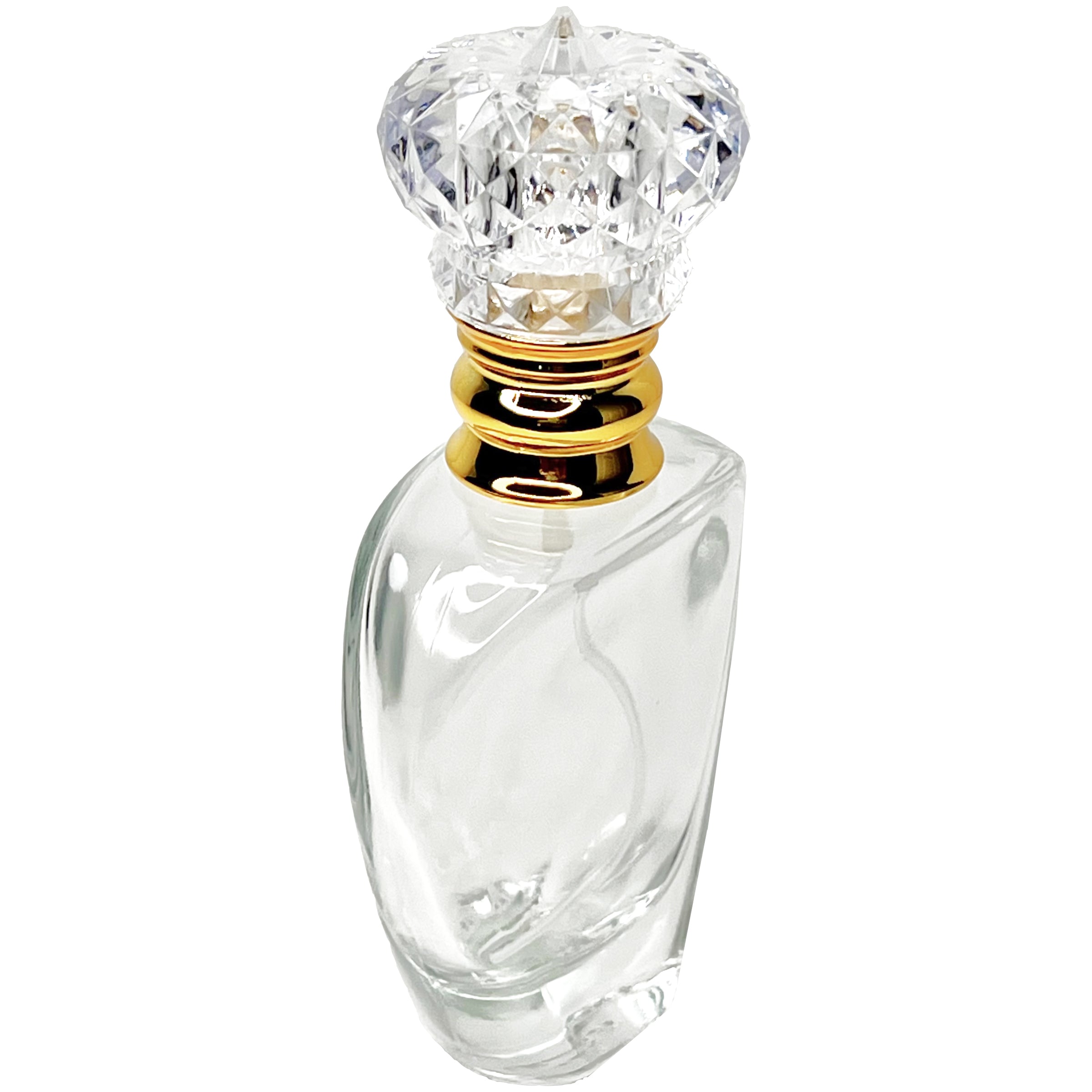 50ml 1.7oz heart shaped thick glass spray bottles