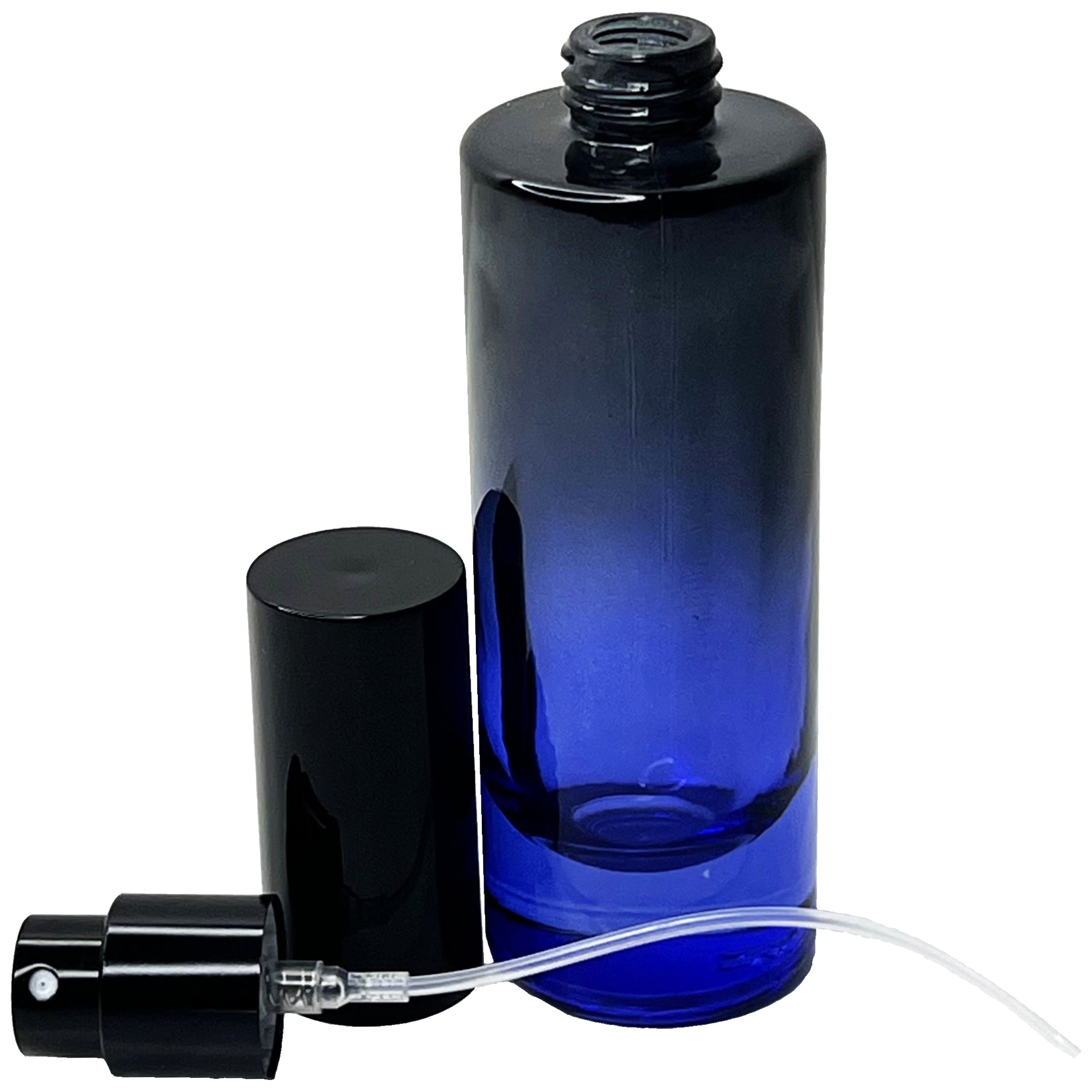 30ml 1oz cylinder 4 colors Gradient Black empty perfume spray bottles