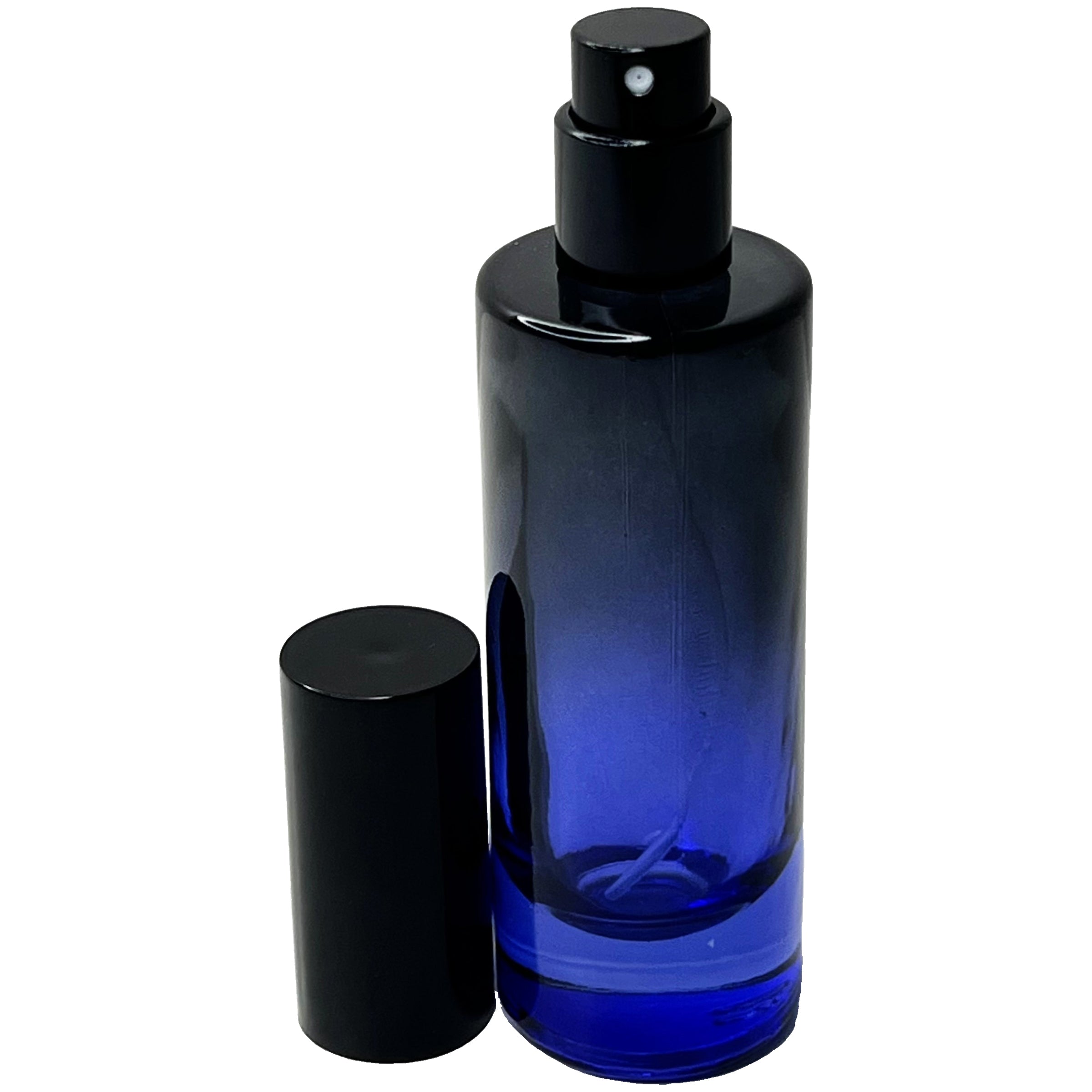 30ml 1oz cylinder 4 colors Gradient Black empty perfume spray bottles