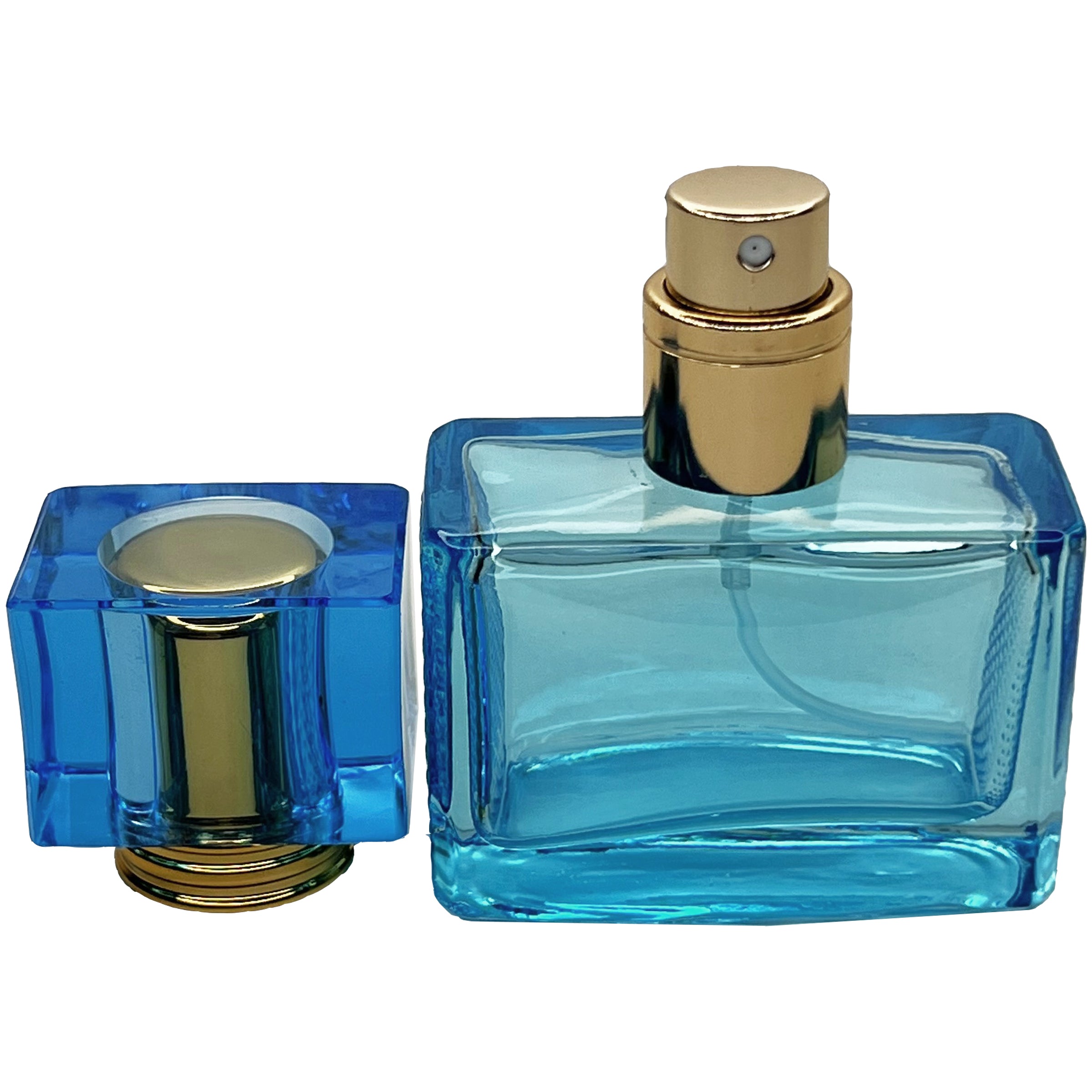 25ml 0.85oz colored glass perfume spray bottles