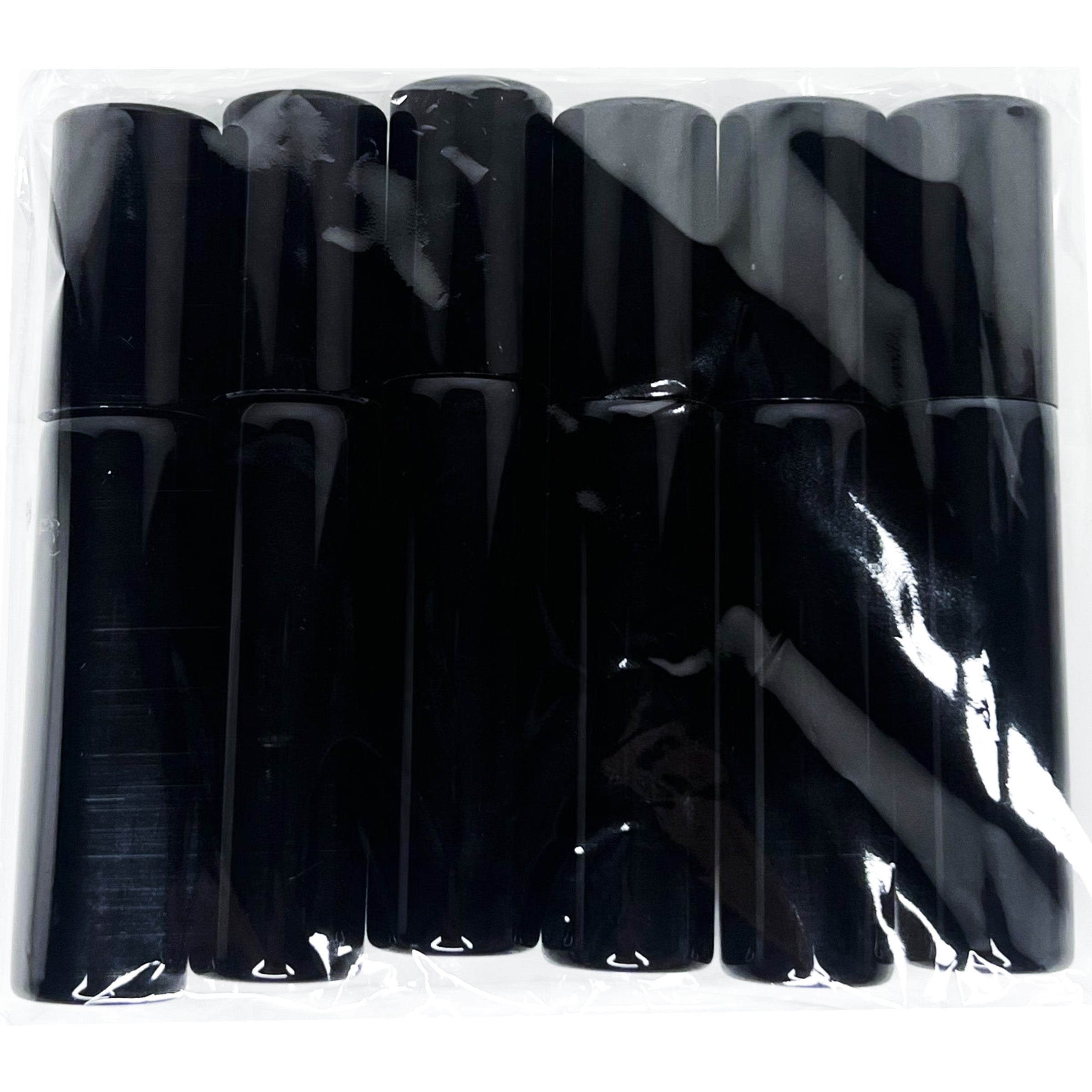 10ml 0.33oz all Black UV Electroplated Glass perfume Spray Bottles