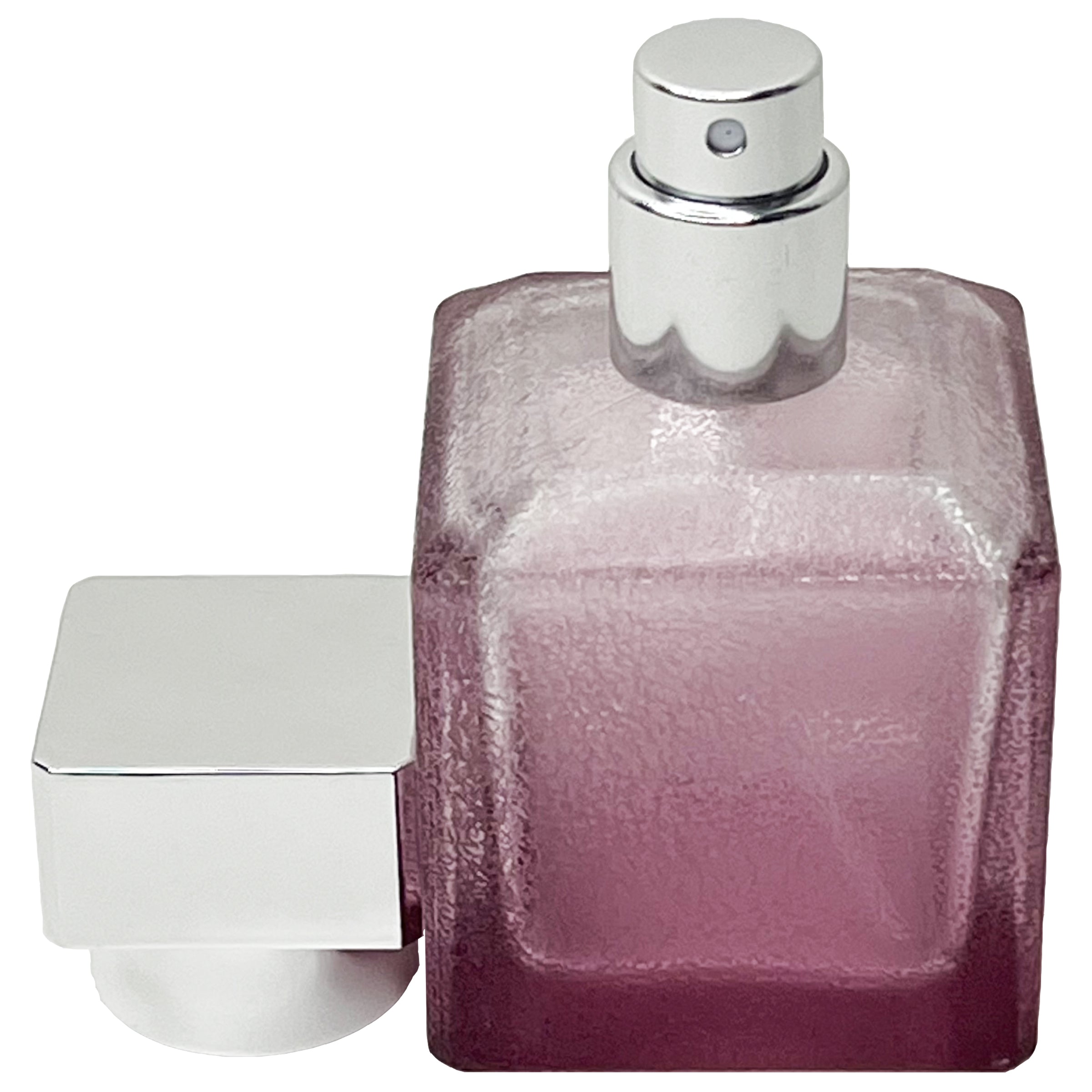 50ml 1.7oz 6 colors gradient cube textured glass perfume spray bottles