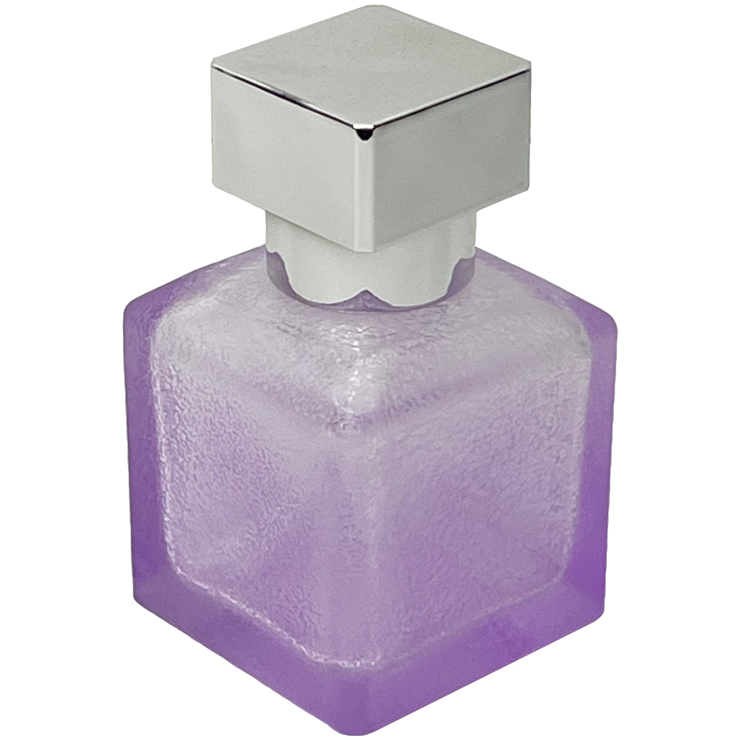 50ml 1.7oz 6 colors gradient cube textured glass perfume spray bottles