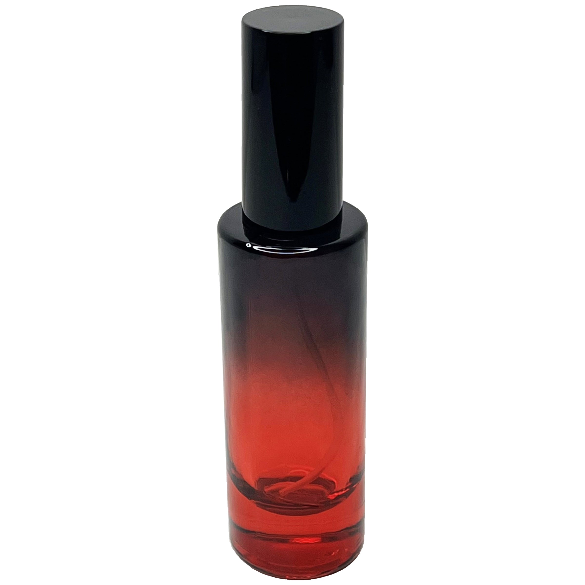 30ml 1oz cylinder 4 colors Gradient Black empty perfume spray bottles