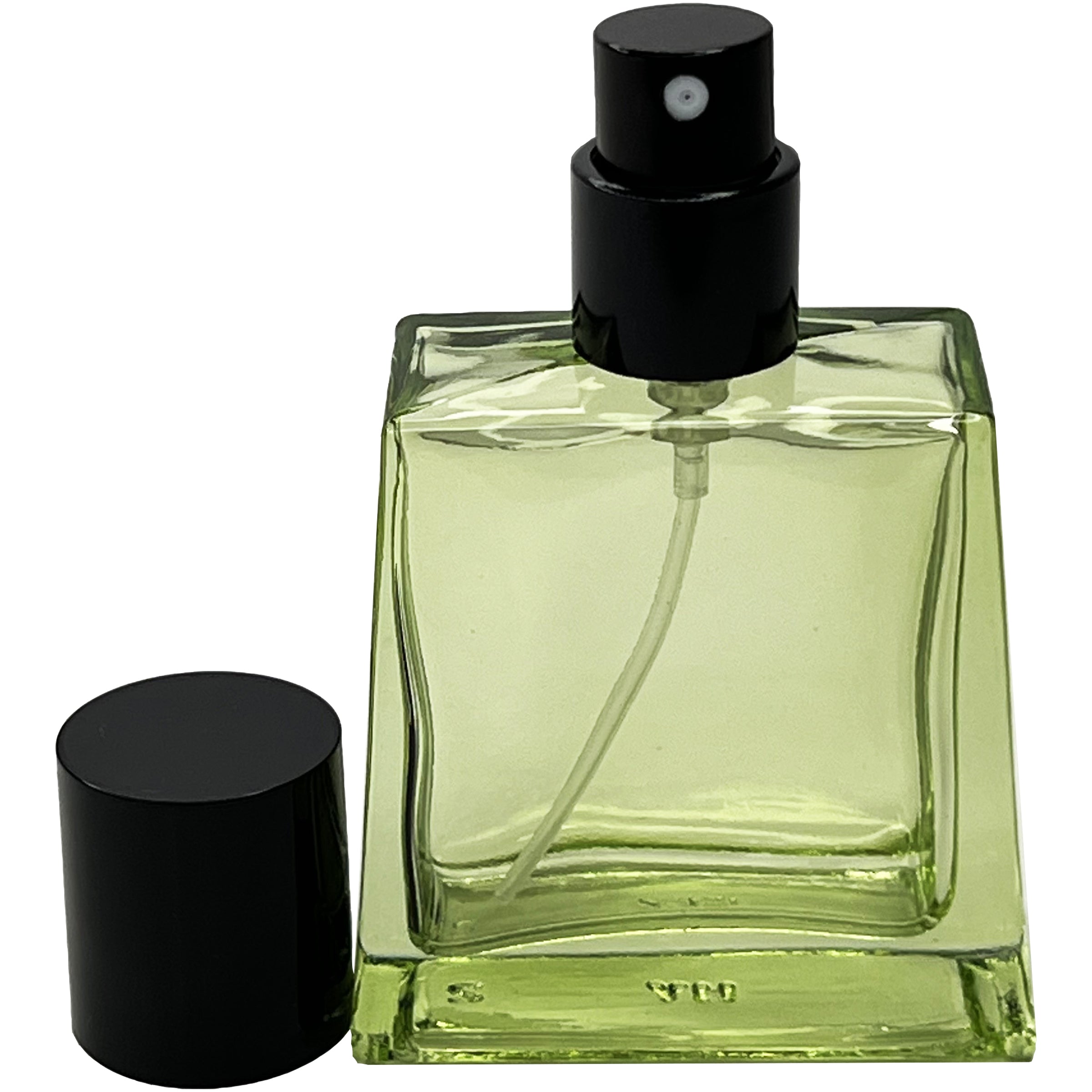 30ml 1oz colored glass trapezoid perfume spray bottles