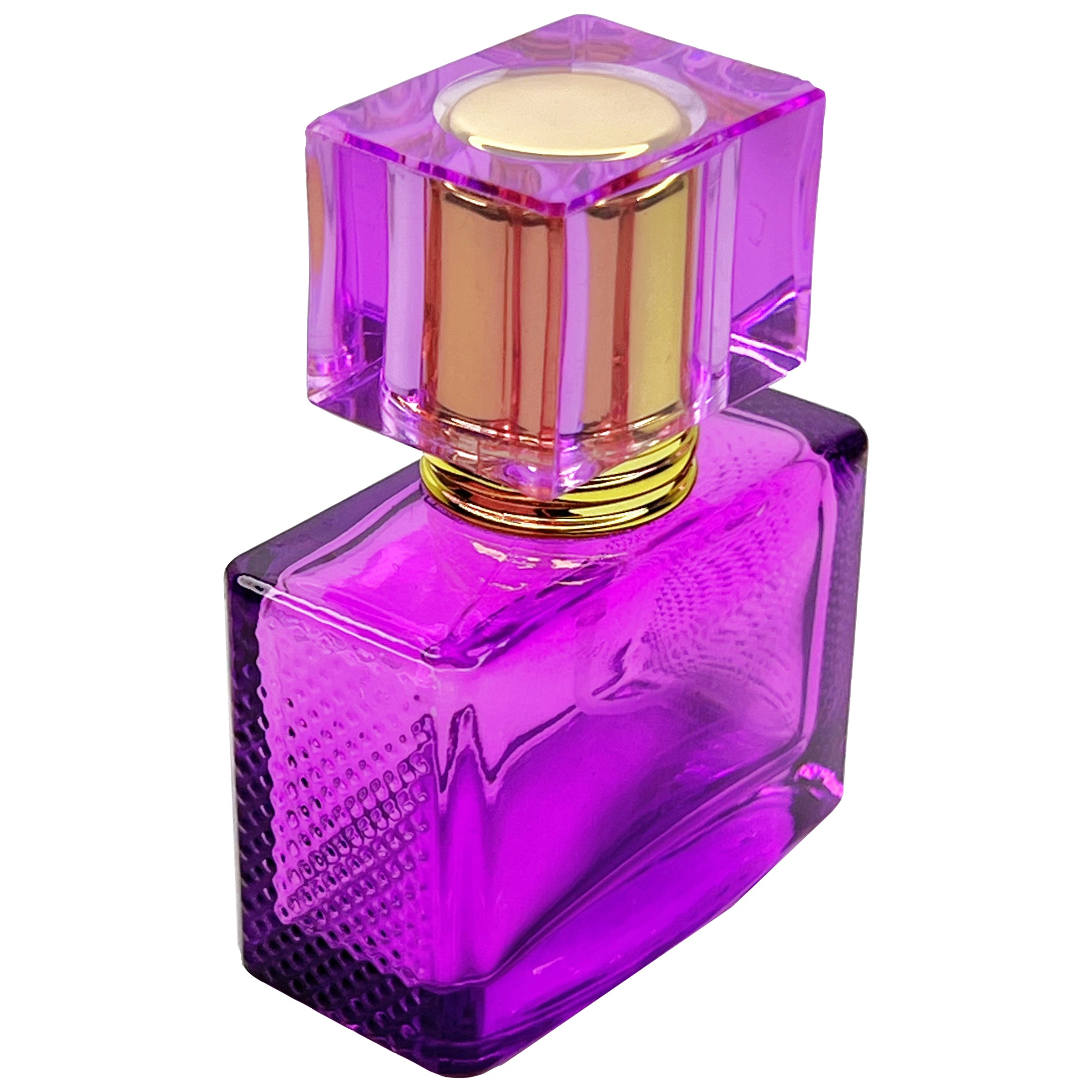 25ml 0.85oz colored glass perfume spray bottles