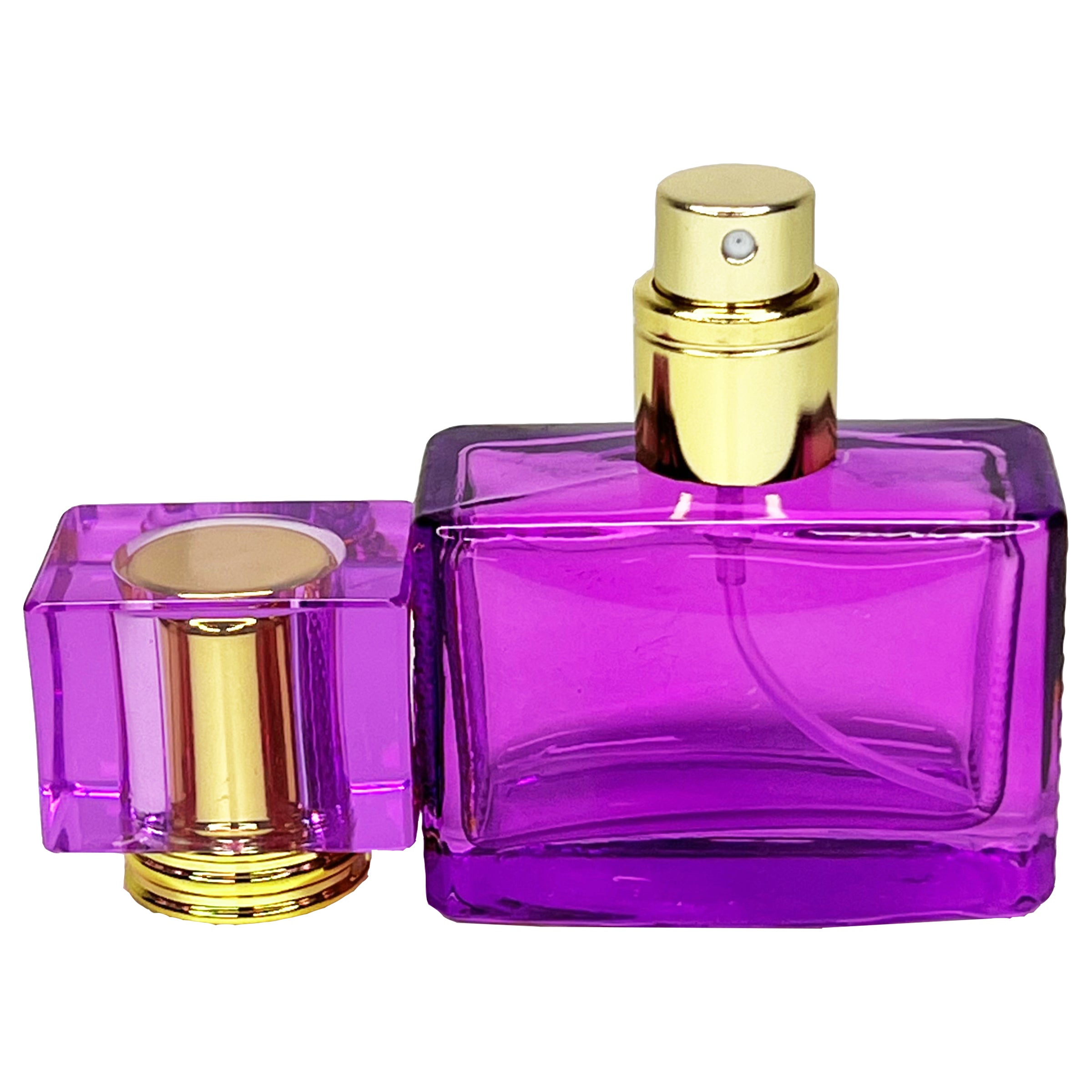 25ml 0.85oz colored glass perfume spray bottles