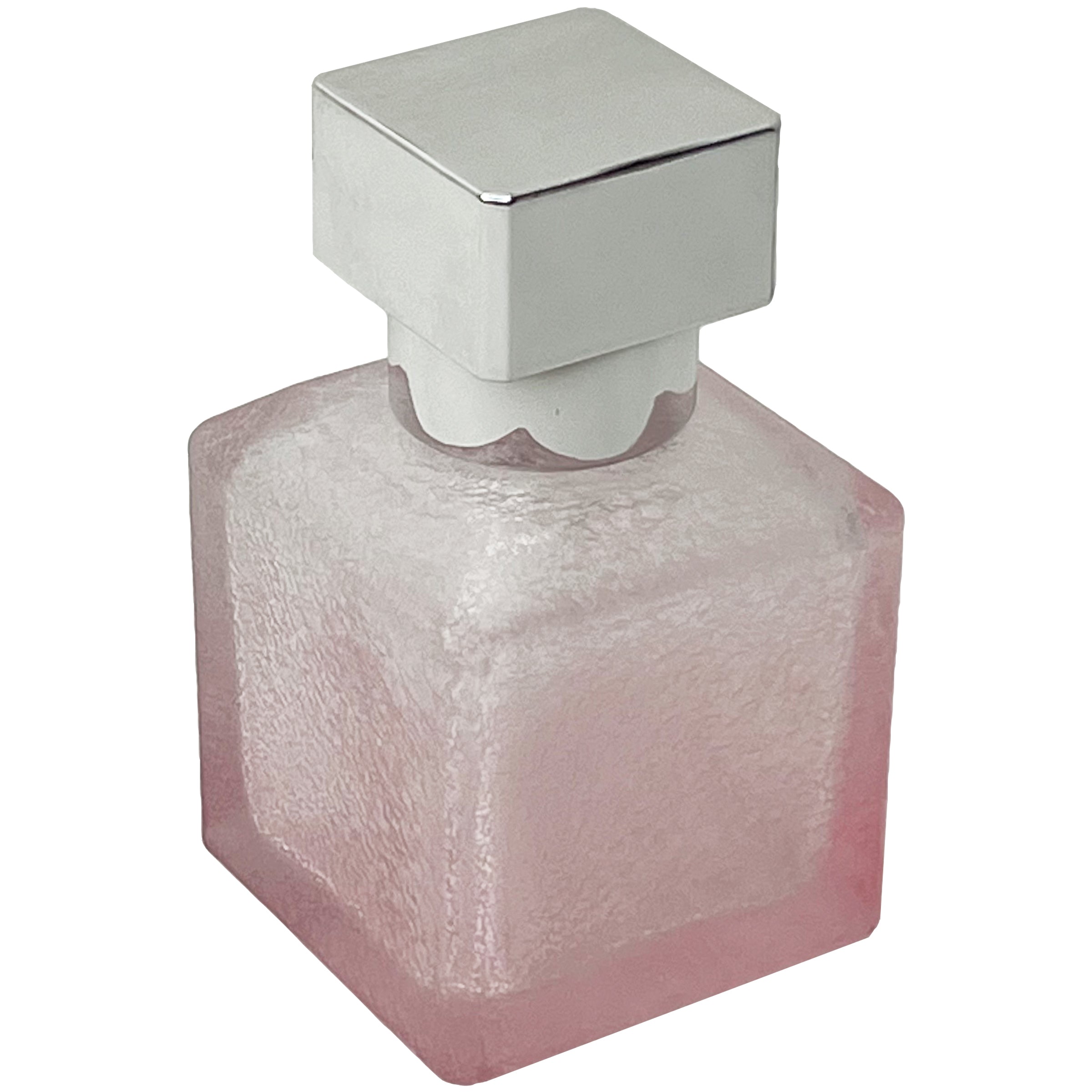 50ml 1.7oz 6 colors gradient cube textured glass perfume spray bottles