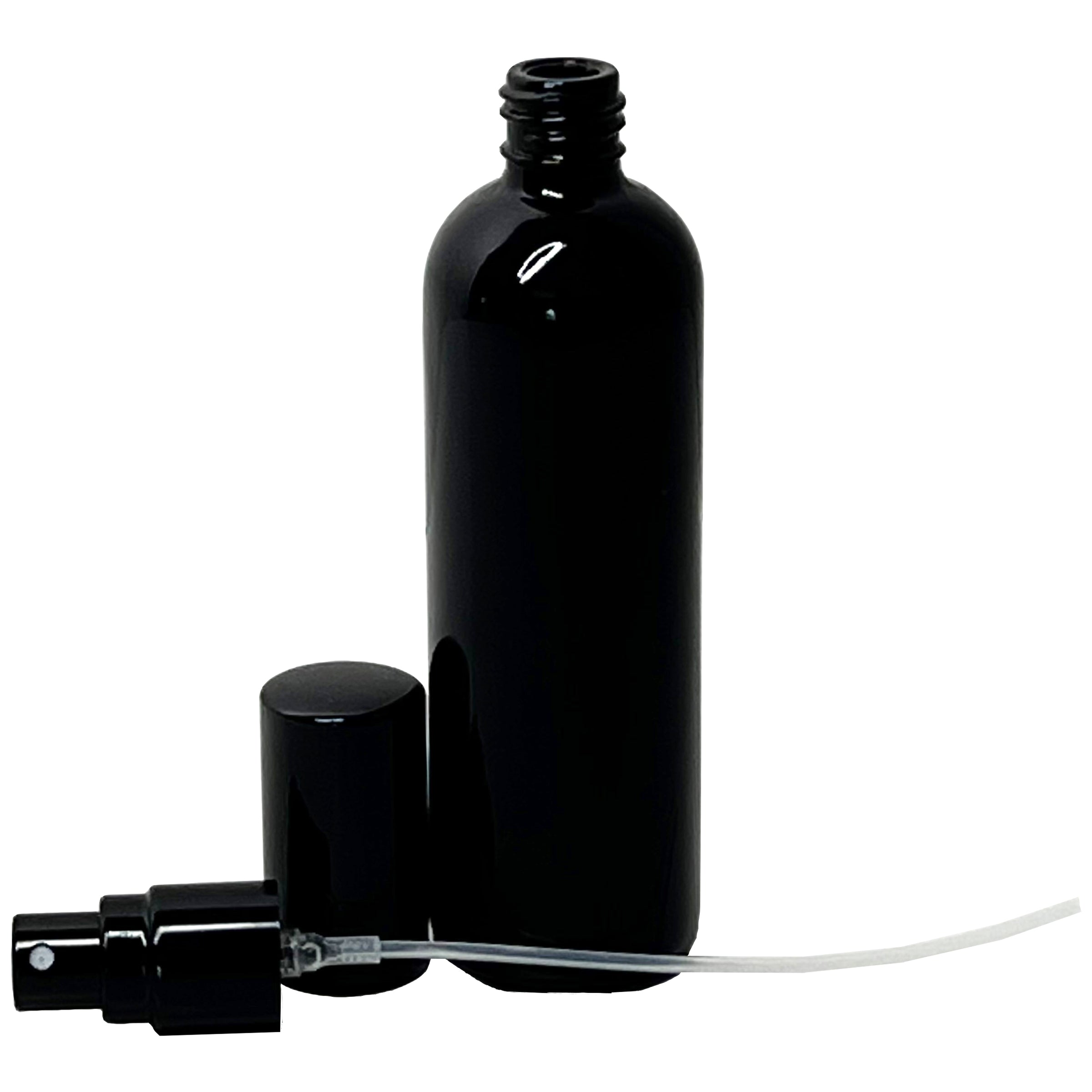 30ml 1oz all black glass perfume bottles cylinder