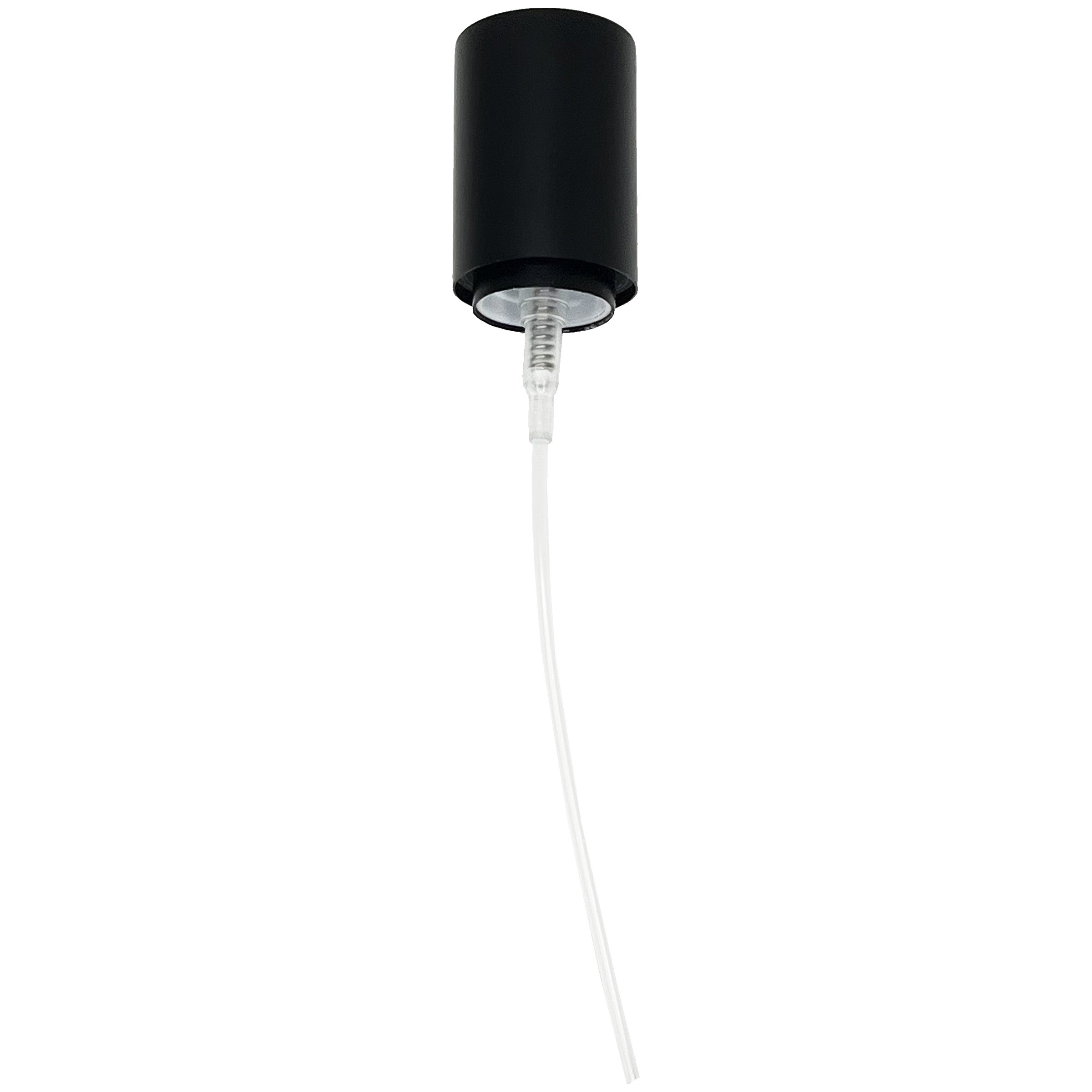 15/410 high quality matte aluminum fine mist screw on sprayers and lids