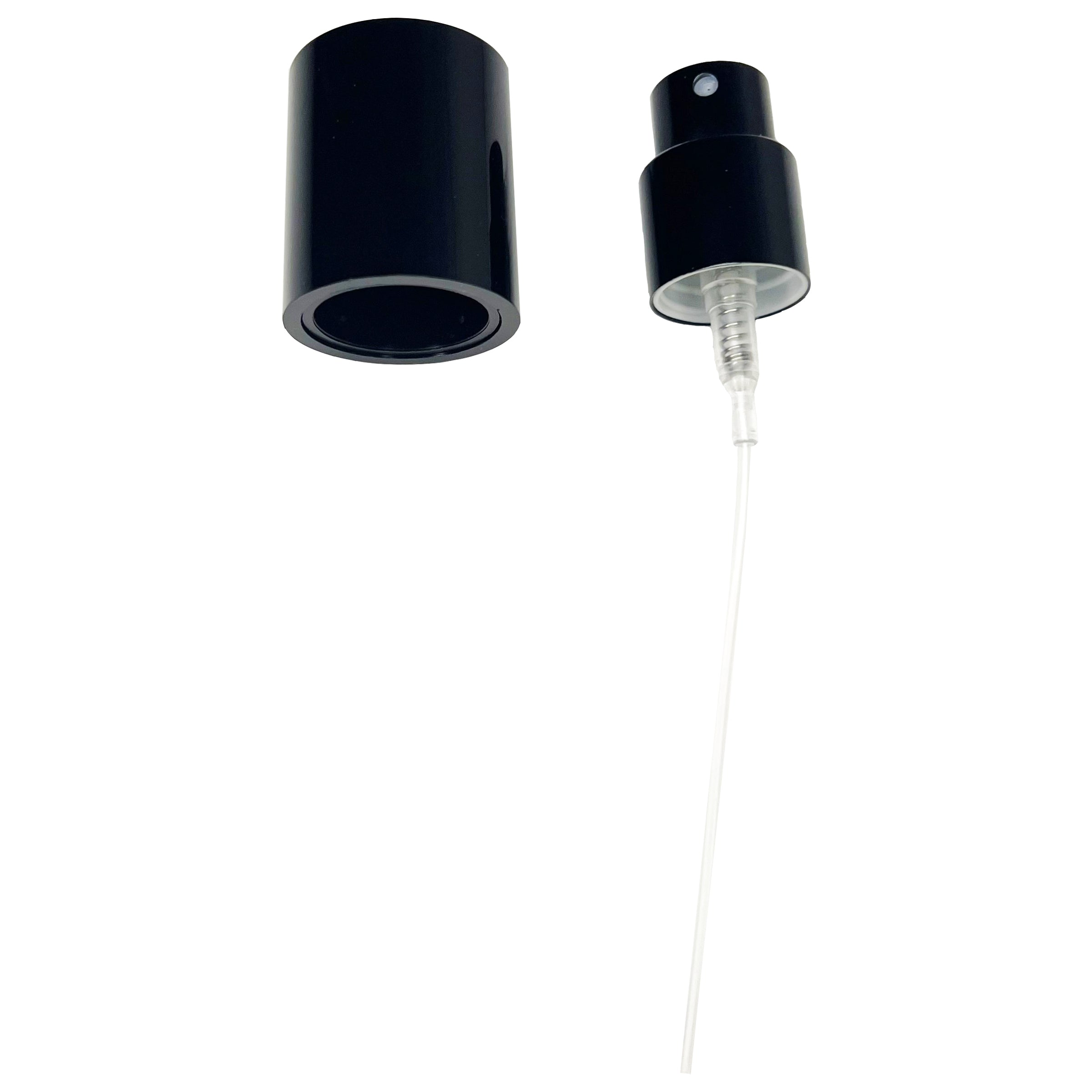 15/410 high quality fine mist screw on black sprayers and lids