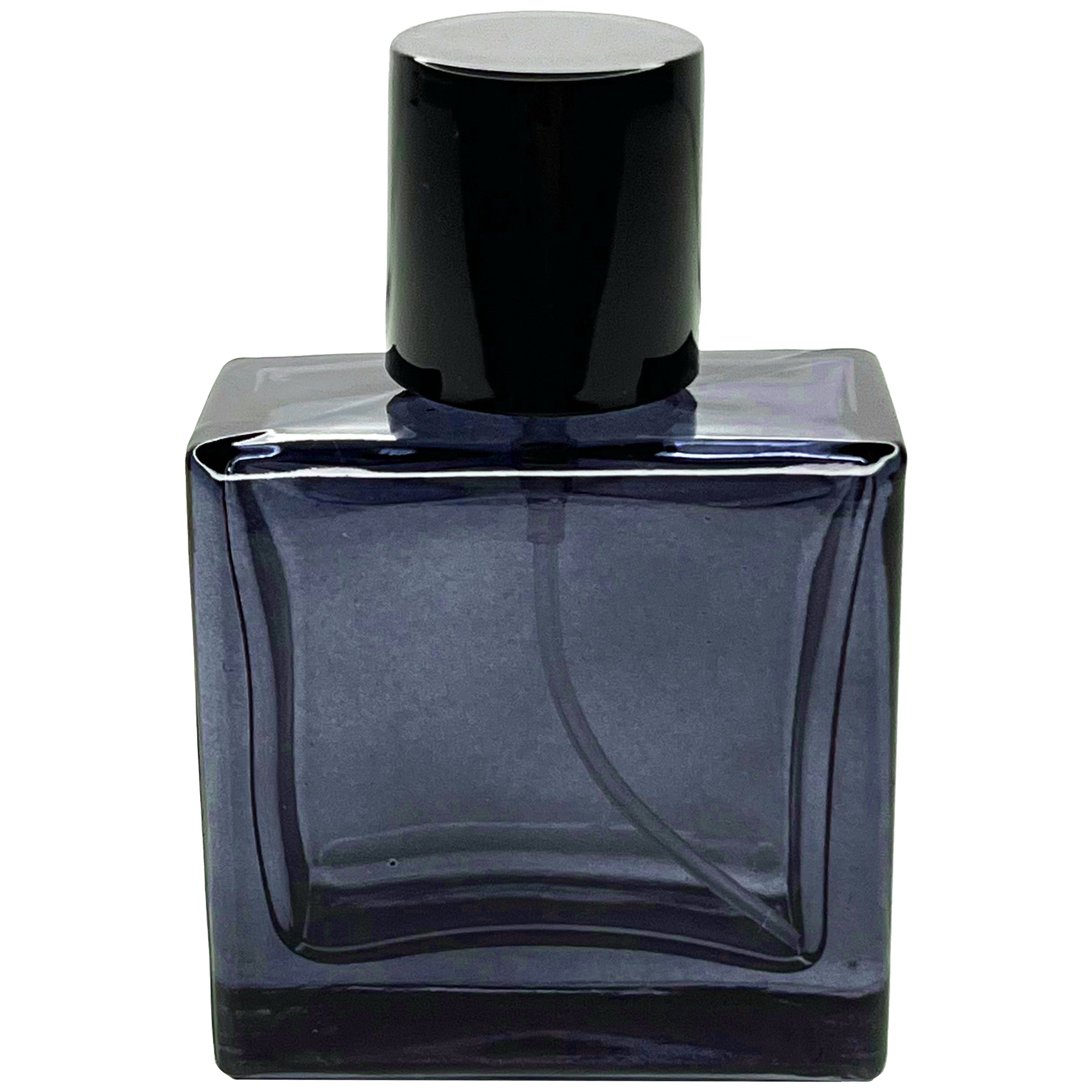 30ml 1oz Blue Glass Perfume Square Spray Bottle