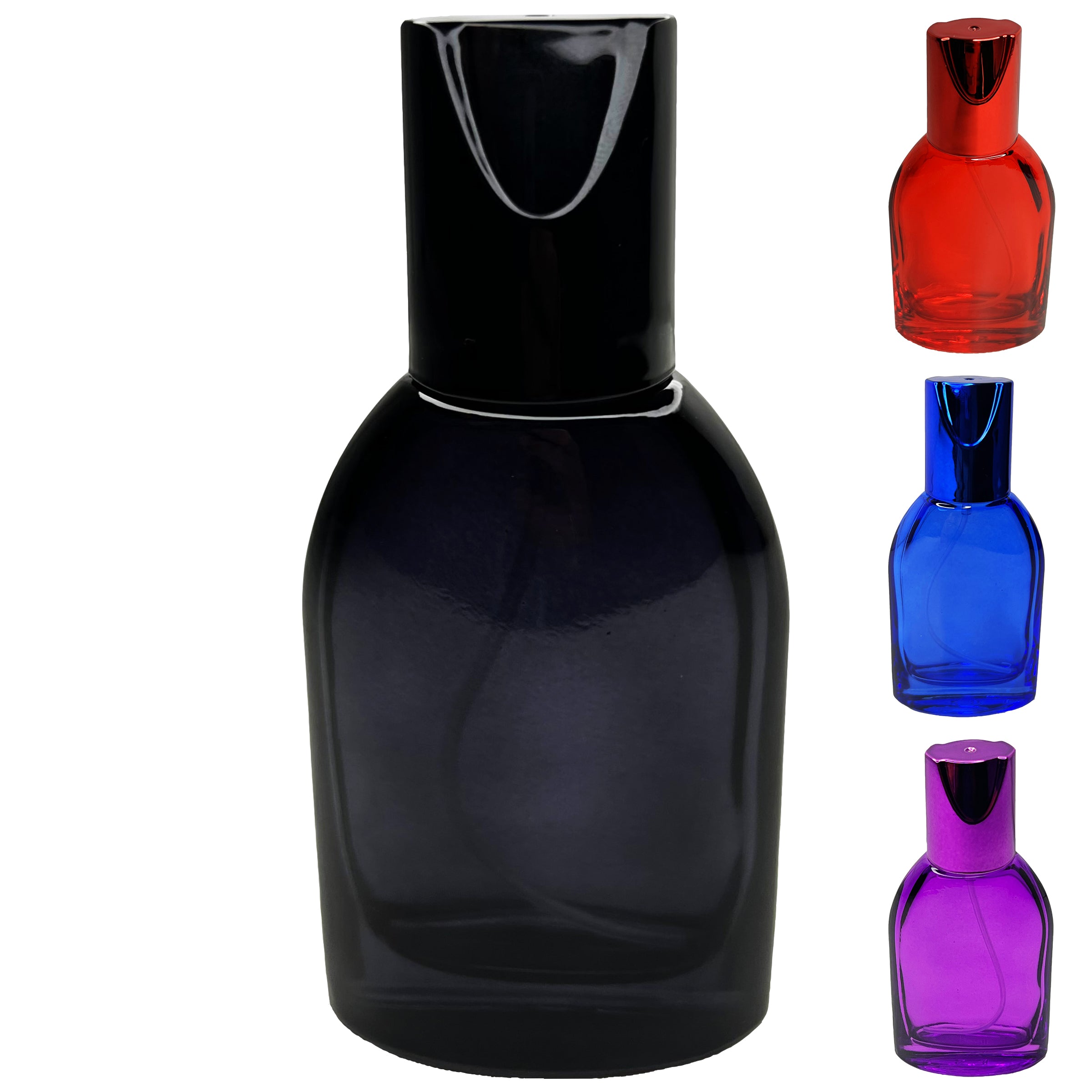 30ml 1oz colored glass slim perfume spray bottles