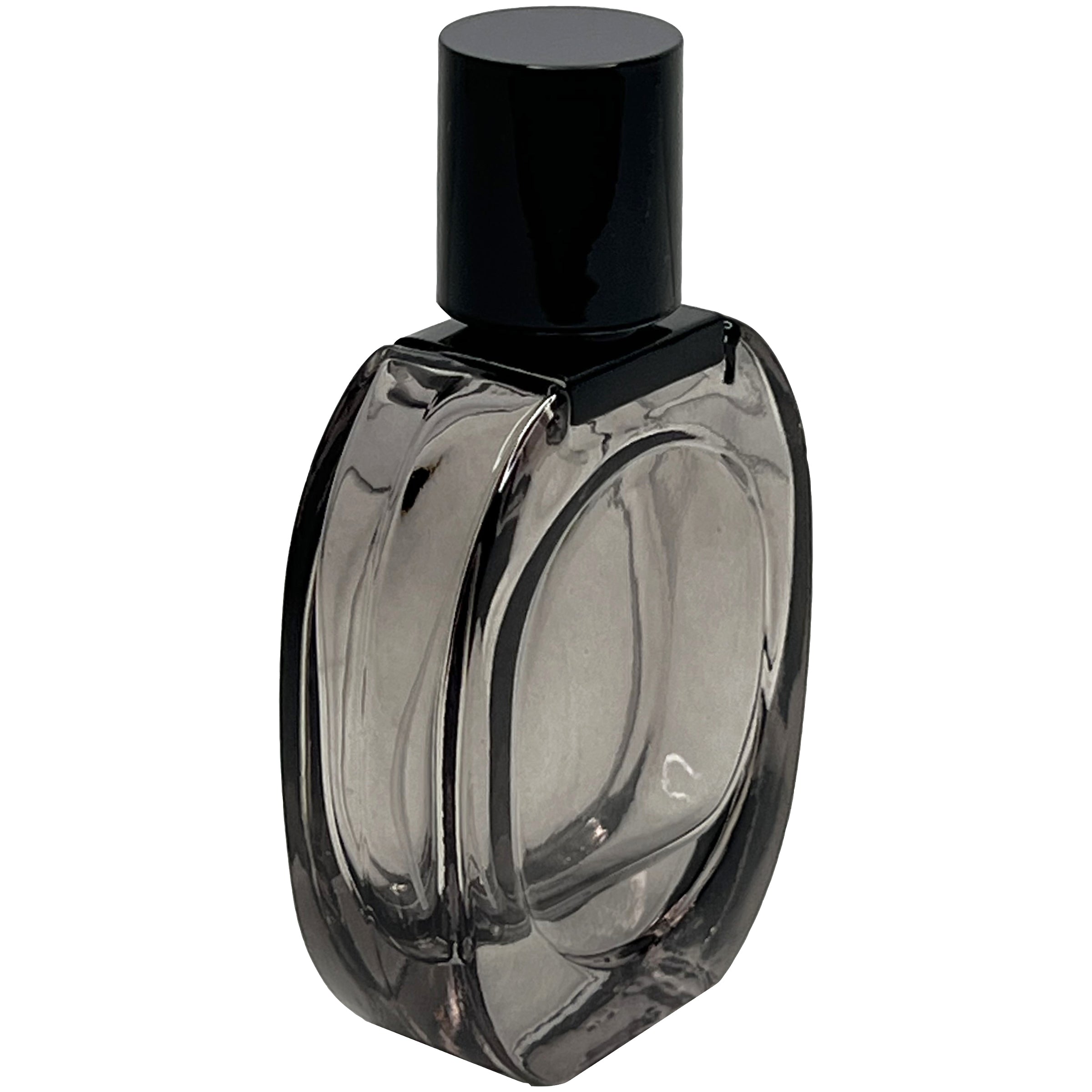30ml 1oz smoked glass oval perfume spray bottles