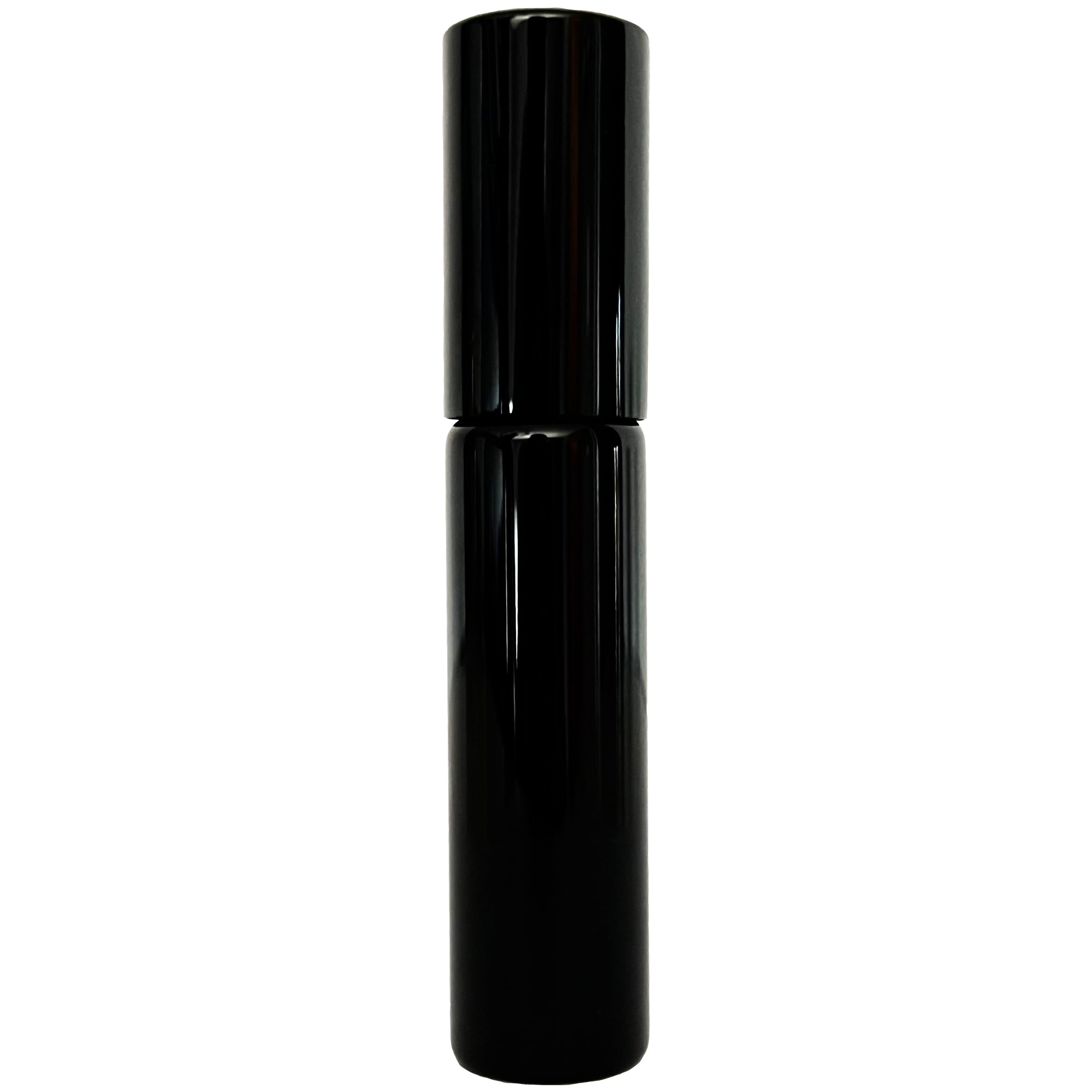 10ml 0.33oz Black UV Electroplated Glass Spray Bottles