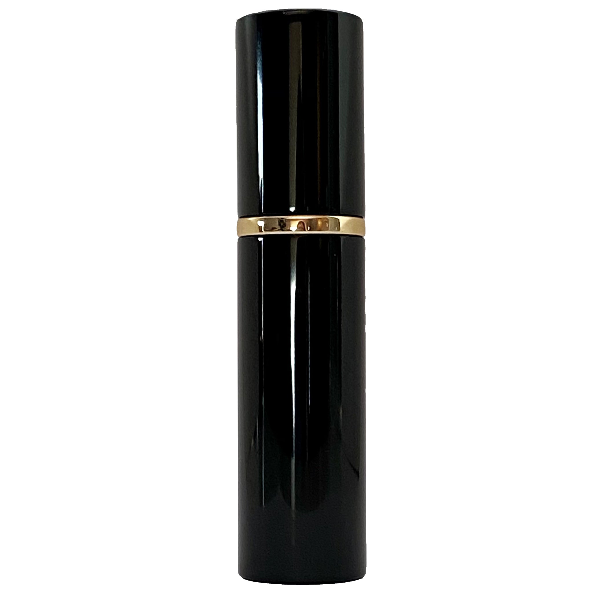 10ml 0.33oz Black Perfume Glass Spray Deluxe Bottles Gold Atomizers