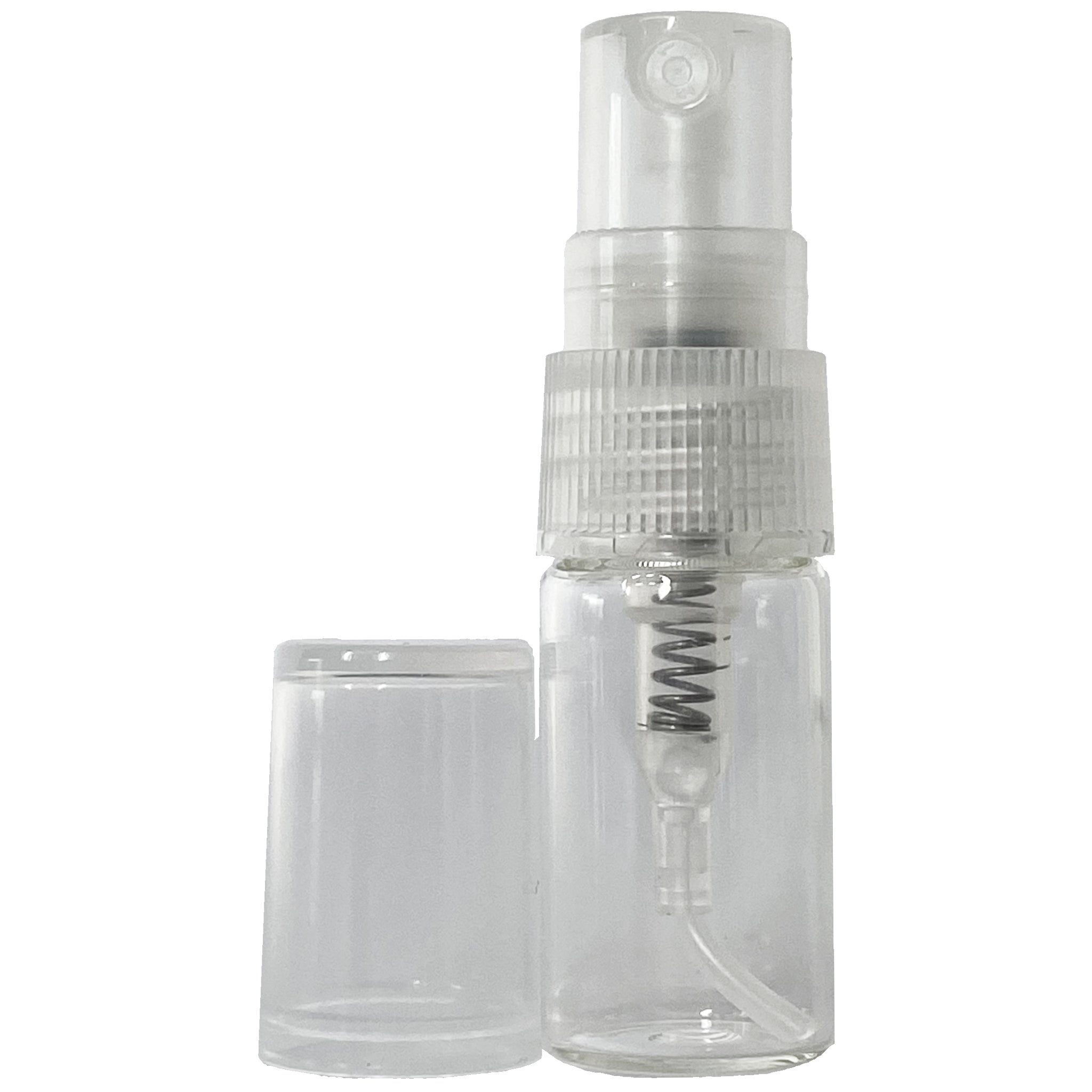 2ml 0.07oz Perfume Glass Spray Bottles Clear Atomizers