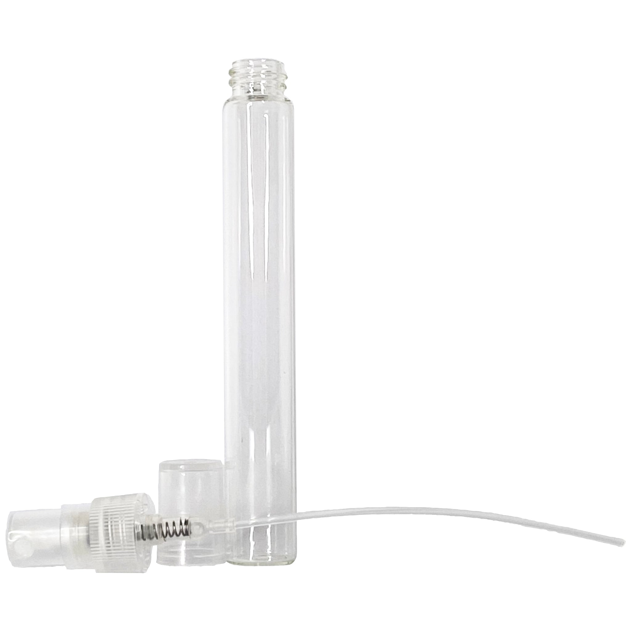 10ml 0.33oz  Perfume Tall Glass Spray Bottles Clear Atomizers
