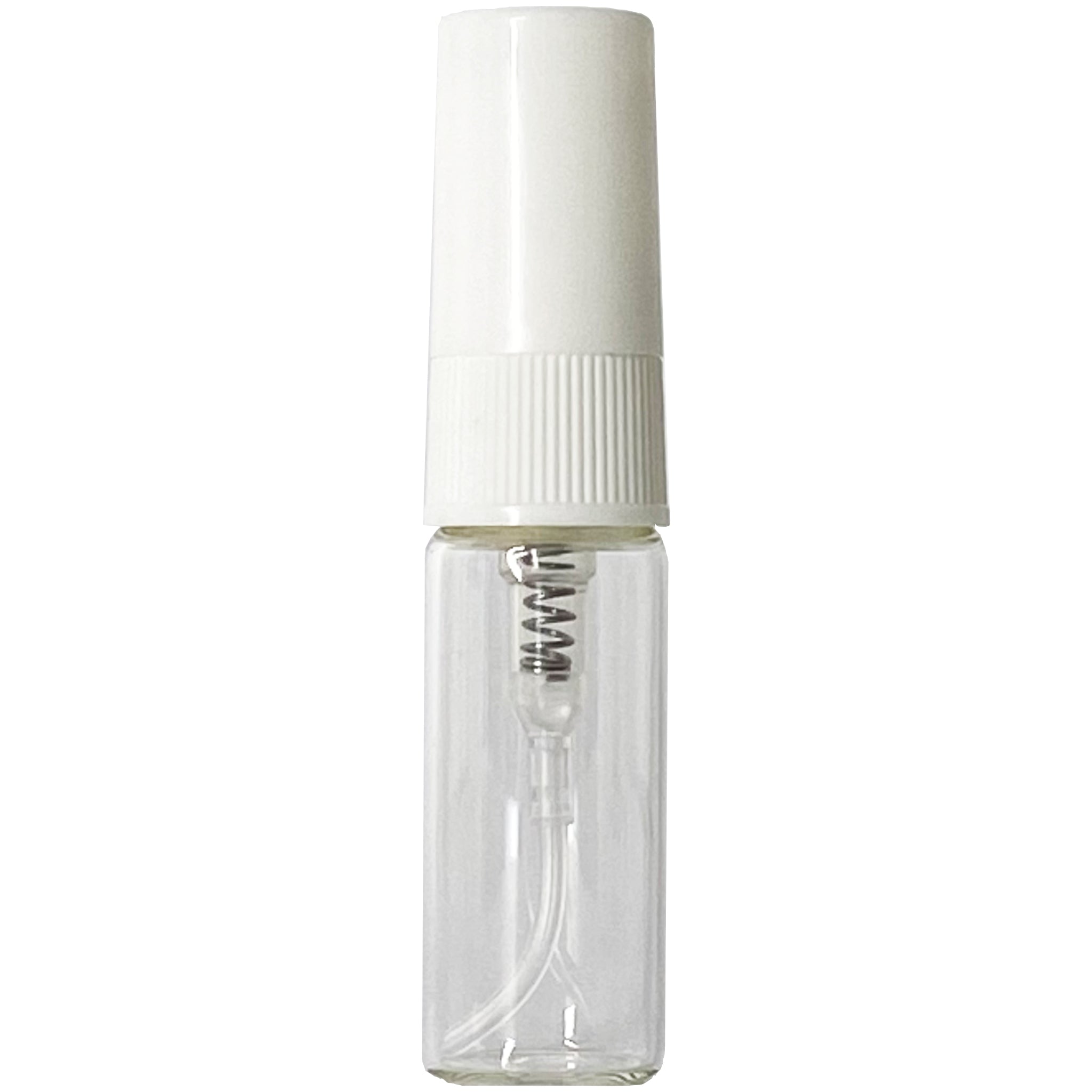 3ml 0.10oz Clear Perfume Glass Spray Bottles White Atomizers