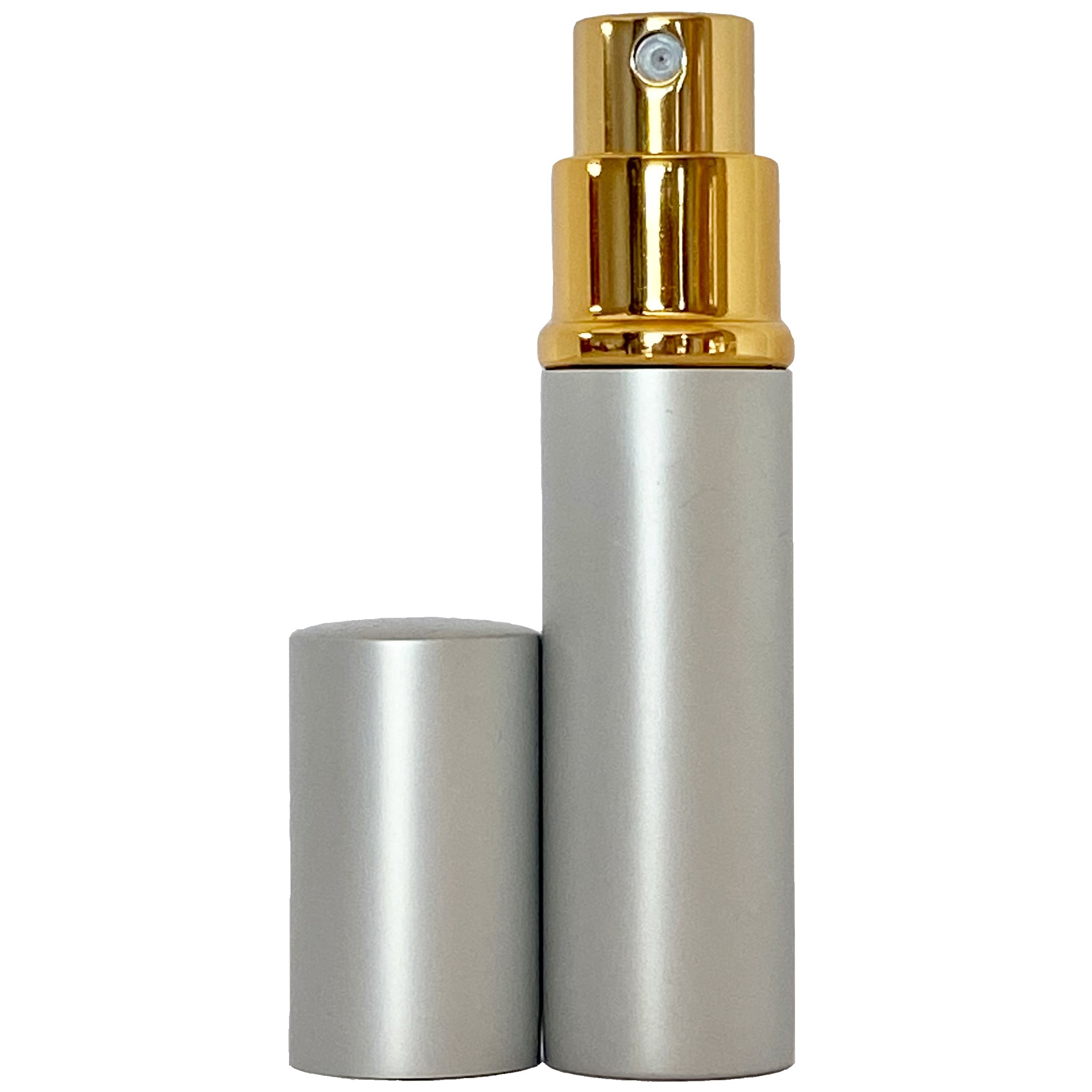 6ml 0.2oz Silver Perfume Glass Spray Deluxe Bottles Gold Atomizers