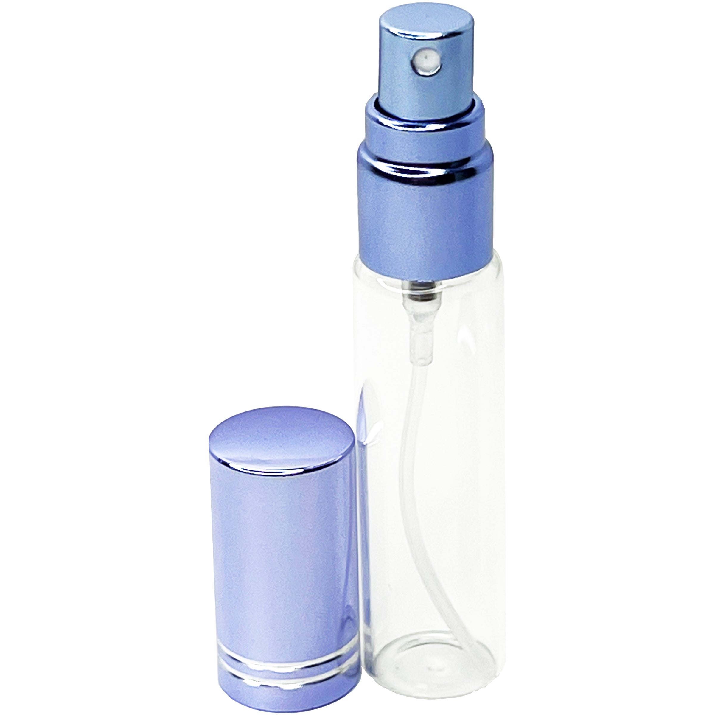 10ml 0.33oz Perfume Glass Spray Bottles Blue Line Cap