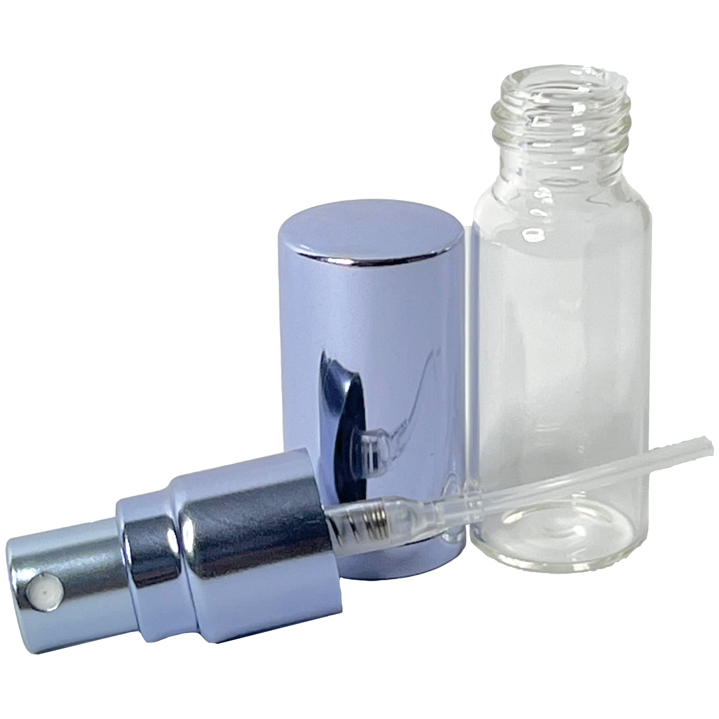 5ml 0.17oz Perfume Glass Spray Bottles Blue Line Cap