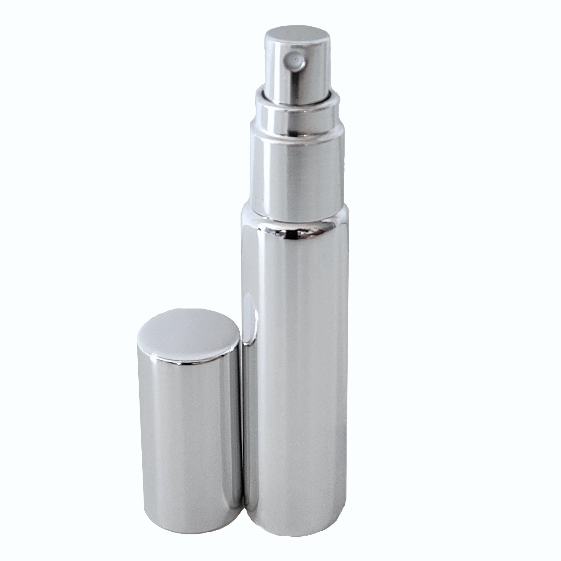 10ml 0.33oz Silver UV Electroplated Glass Spray Bottles