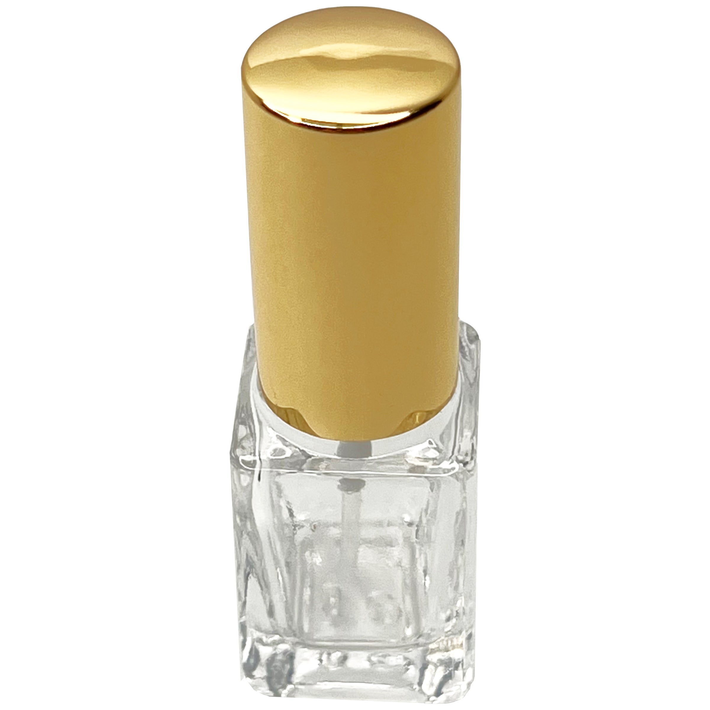 6ml 0.2oz Perfume Thick Glass Tall Spray Bottles Gold Atomizers